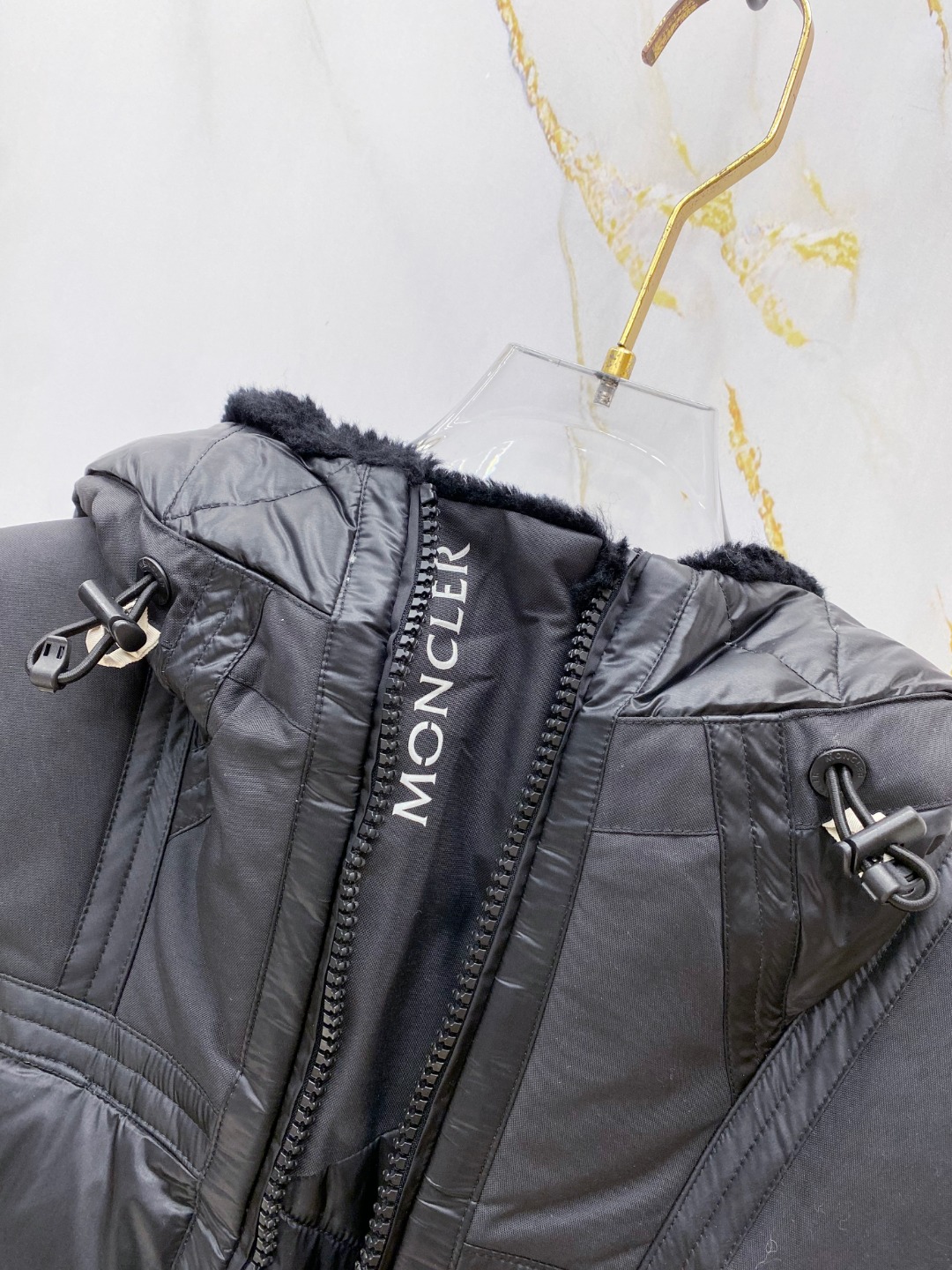 Moncler Male Down Jacket Wool Black S-m-l