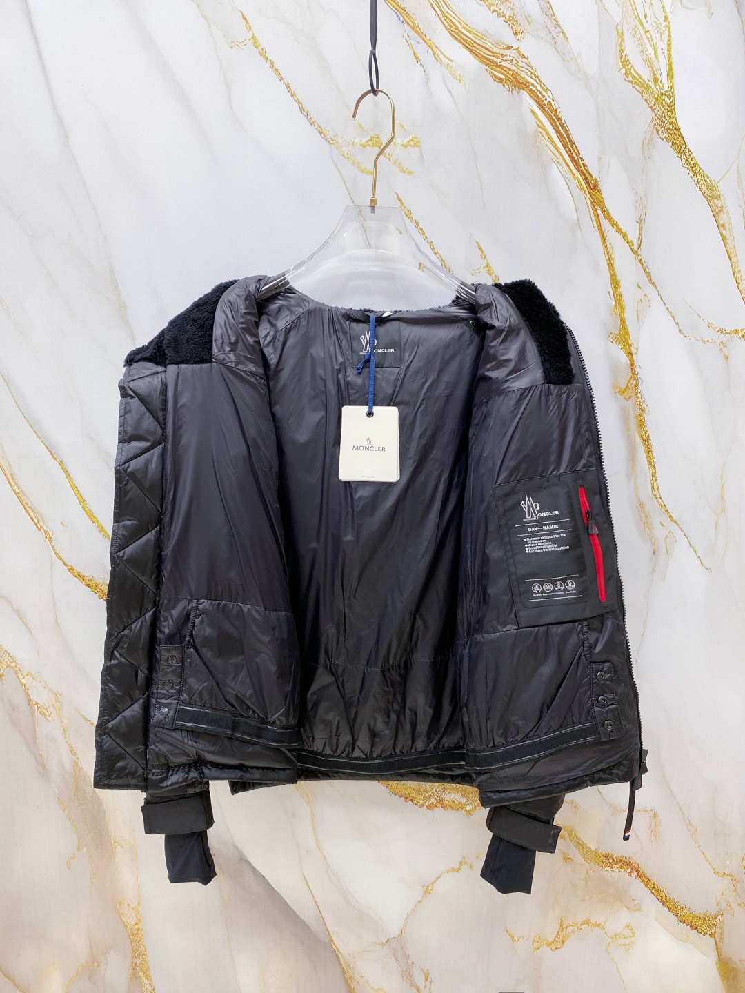 Moncler Male Down Jacket Wool Black S-m-l