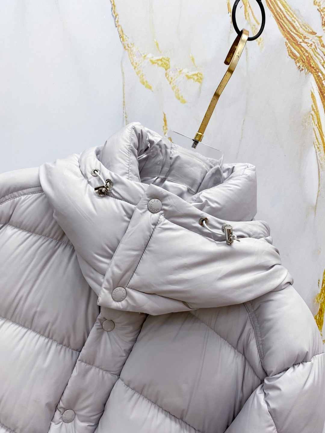 Moncler Down Jacket Polyester Black S-m-l