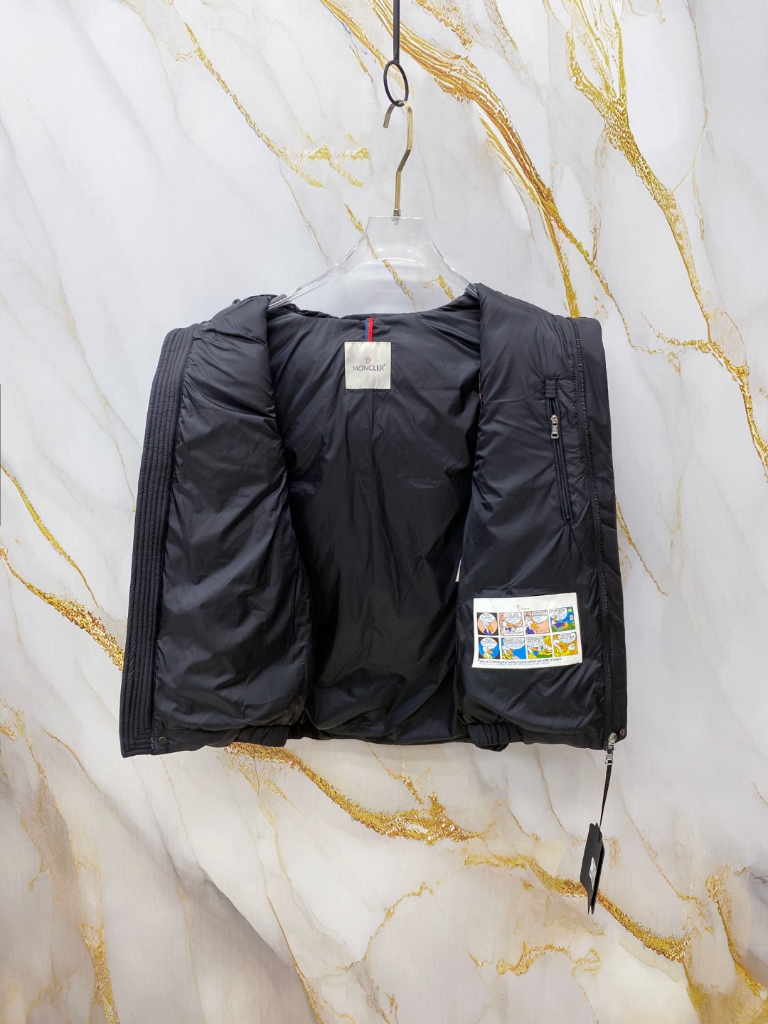 Moncler Down Vest Black S-m-l-xl