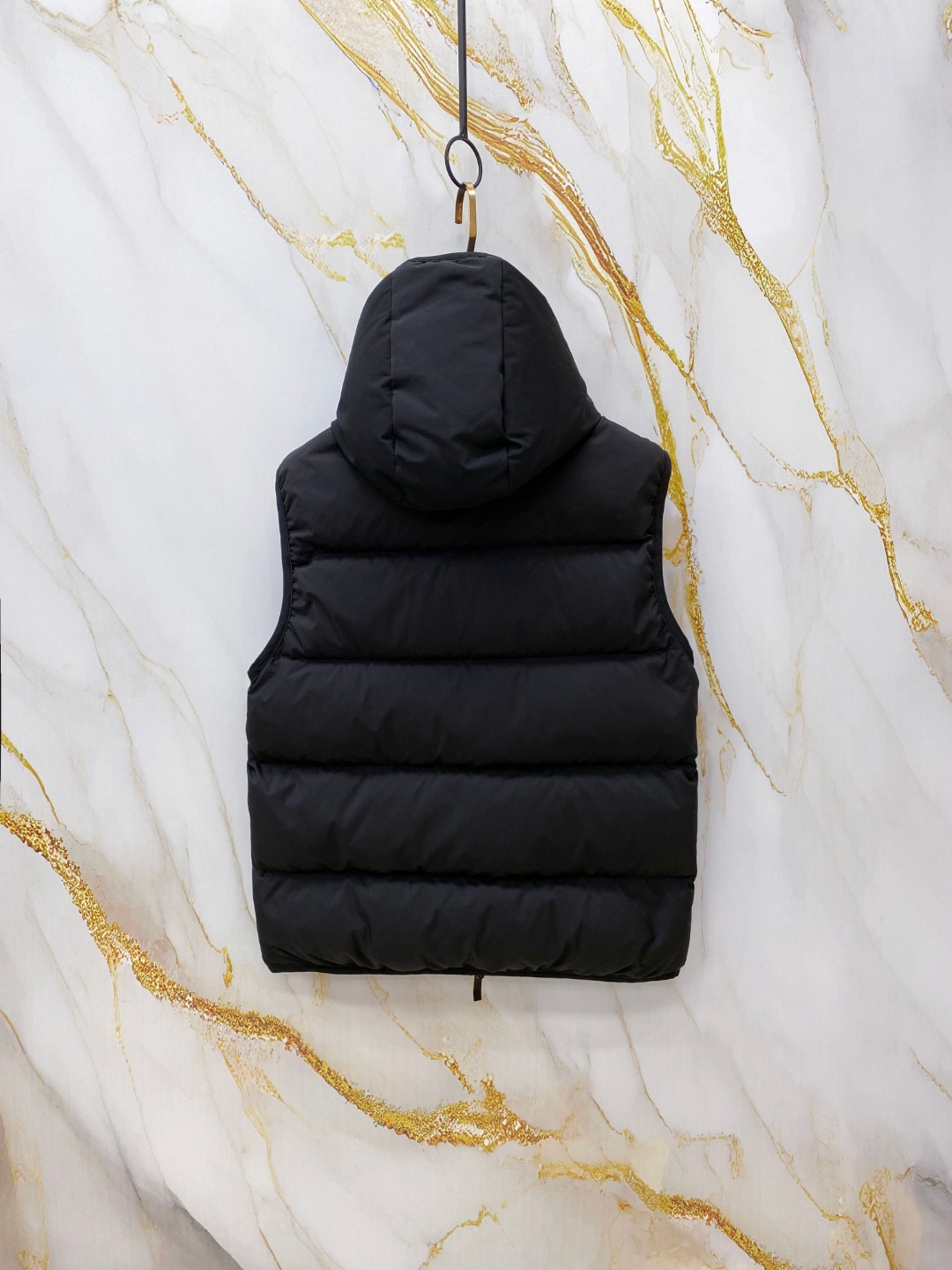 Moncler Male Down Vest Goose Down Black S-m-l