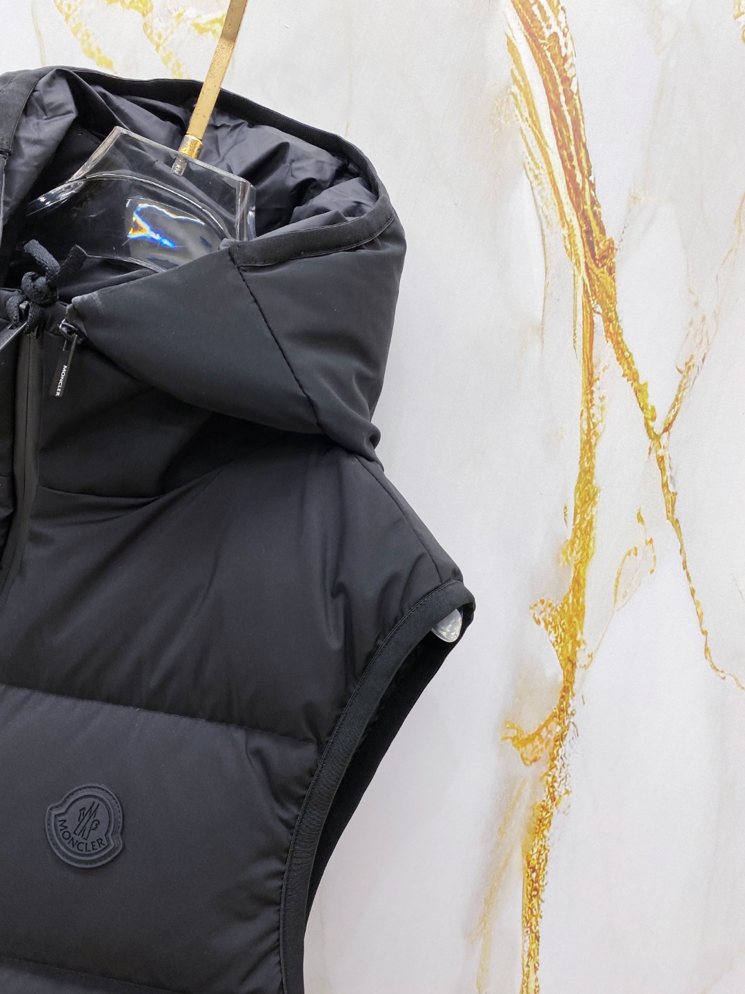 Moncler Male Down Vest Goose Down Black S-m-l