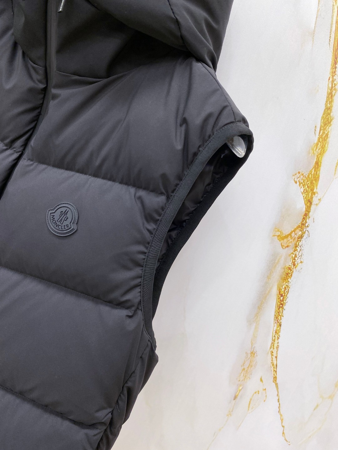 Moncler Male Down Vest Goose Down Black S-m-l