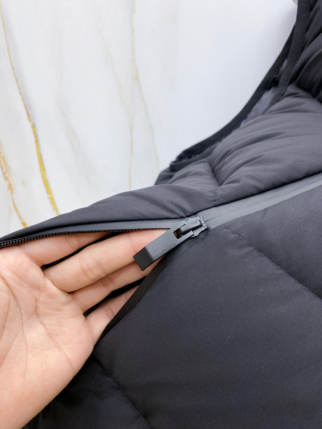 Moncler Male Down Vest Goose Down Black S-m-l