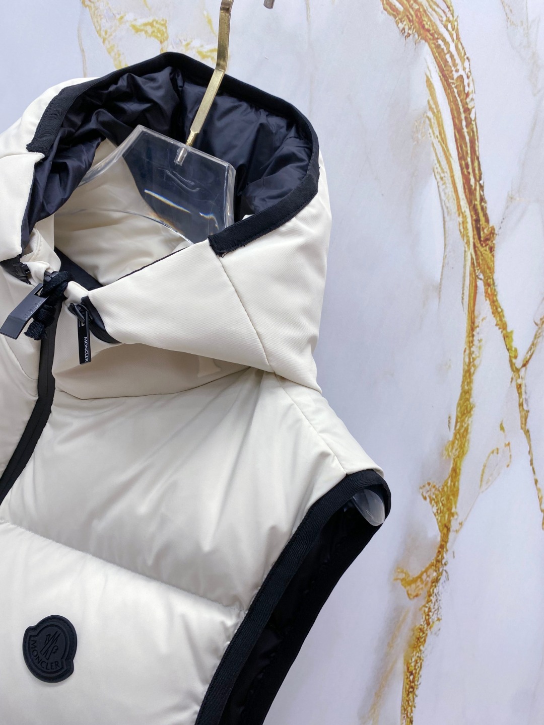 Moncler Male Down Vest Goose Down Black S-m-l