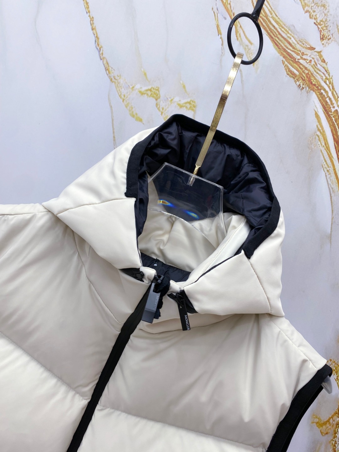 Moncler Male Down Vest Goose Down Black S-m-l