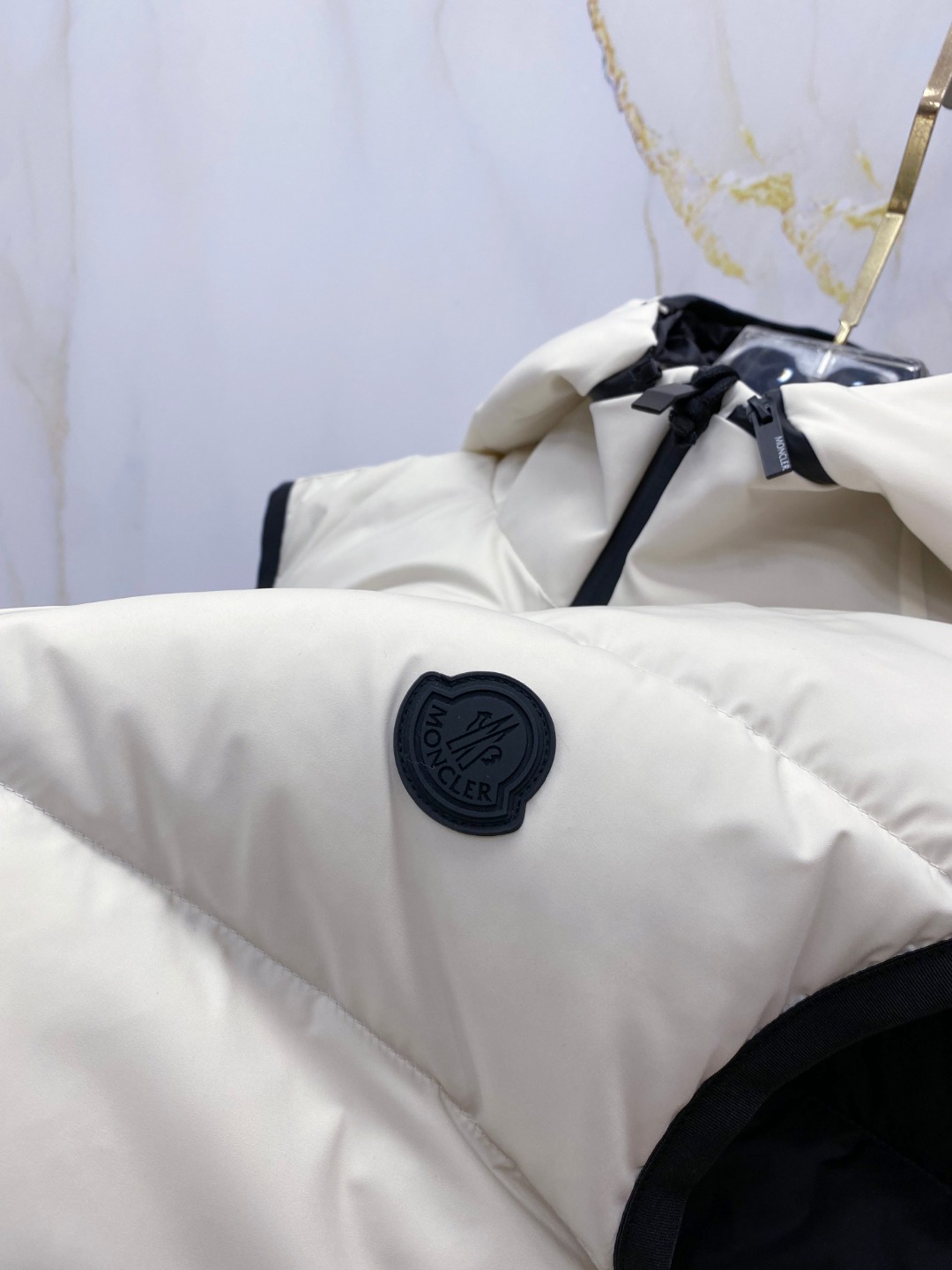 Moncler Male Down Vest Goose Down Black S-m-l