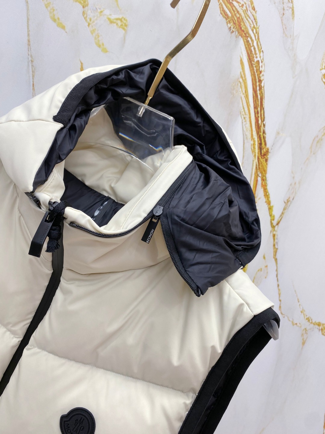 Moncler Male Down Vest Goose Down Black S-m-l