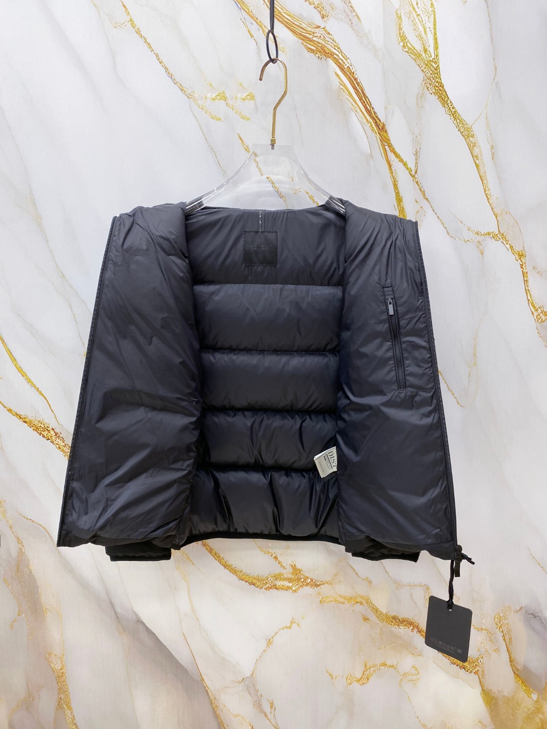 Moncler Male Jacket Goose Down Black Hooded S-m-l