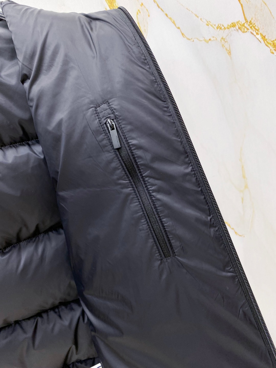 Moncler Male Jacket Goose Down Black Hooded S-m-l