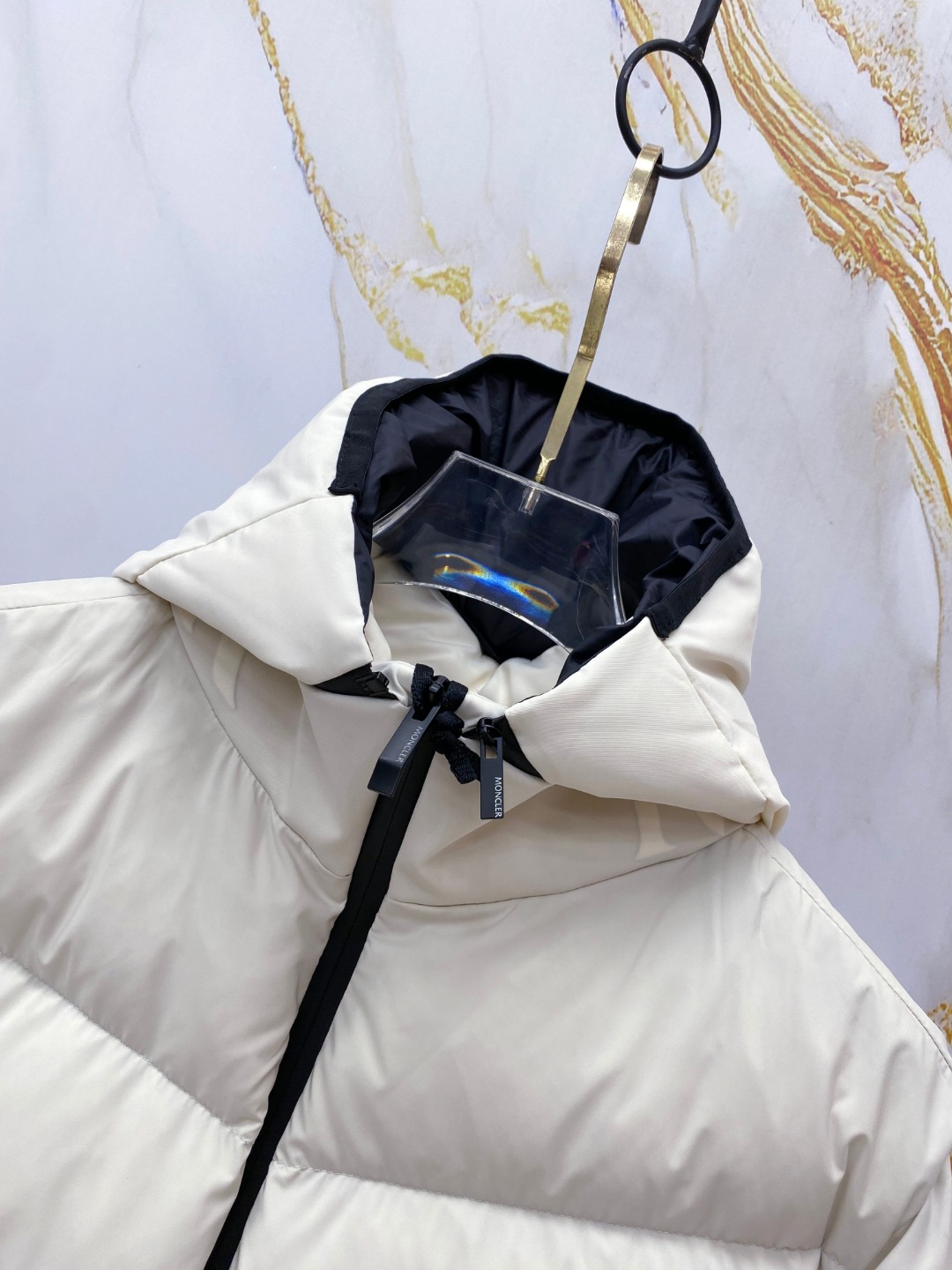 Moncler Male Jacket Goose Down Black Hooded S-m-l