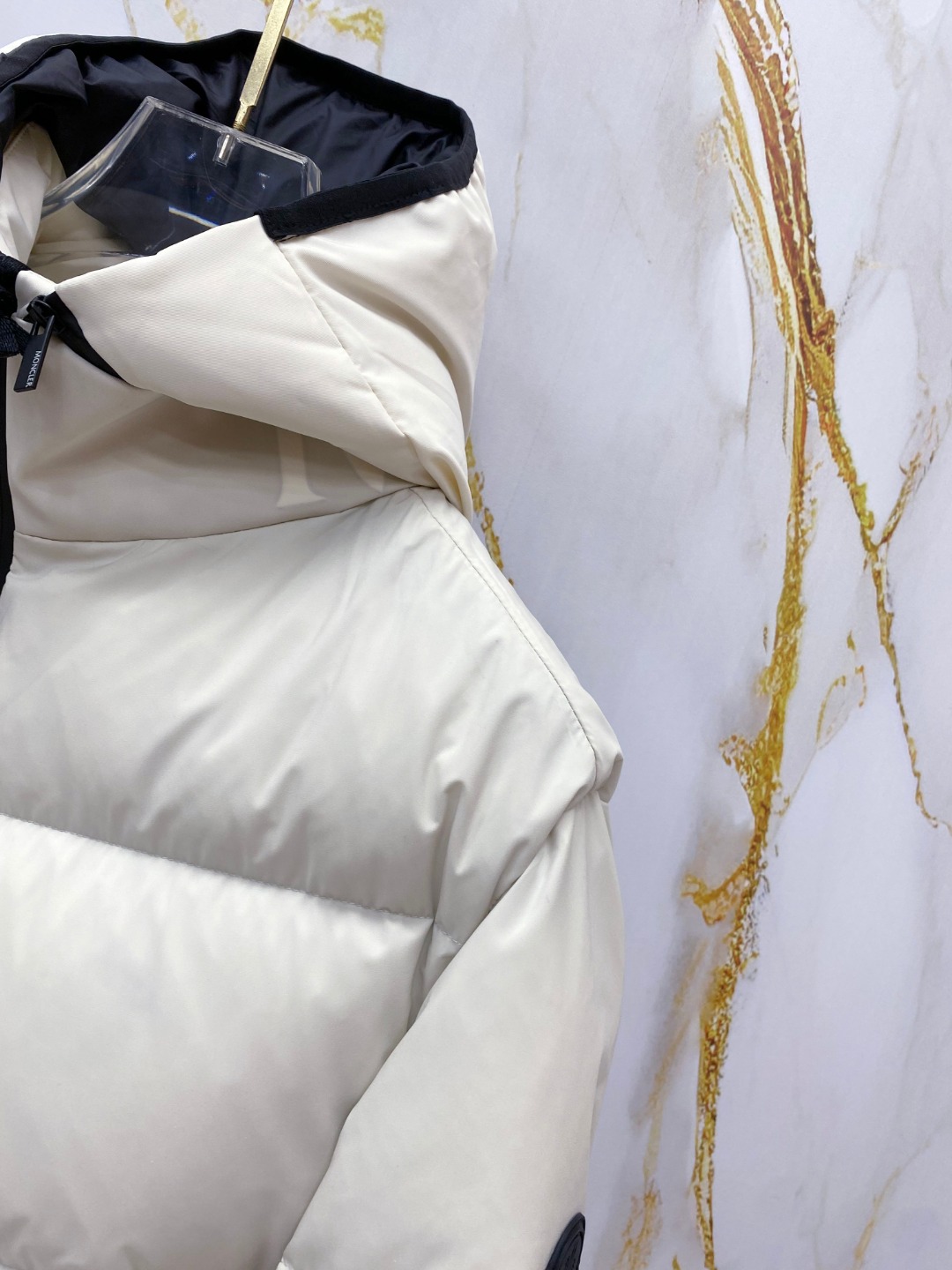 Moncler Male Jacket Goose Down Black Hooded S-m-l