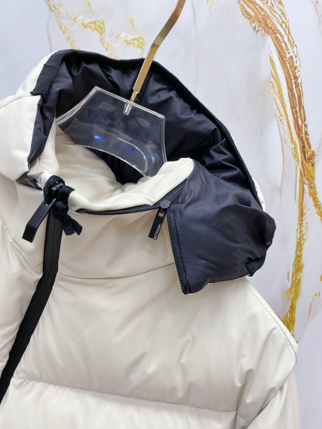 Moncler Male Jacket Goose Down Black Hooded S-m-l