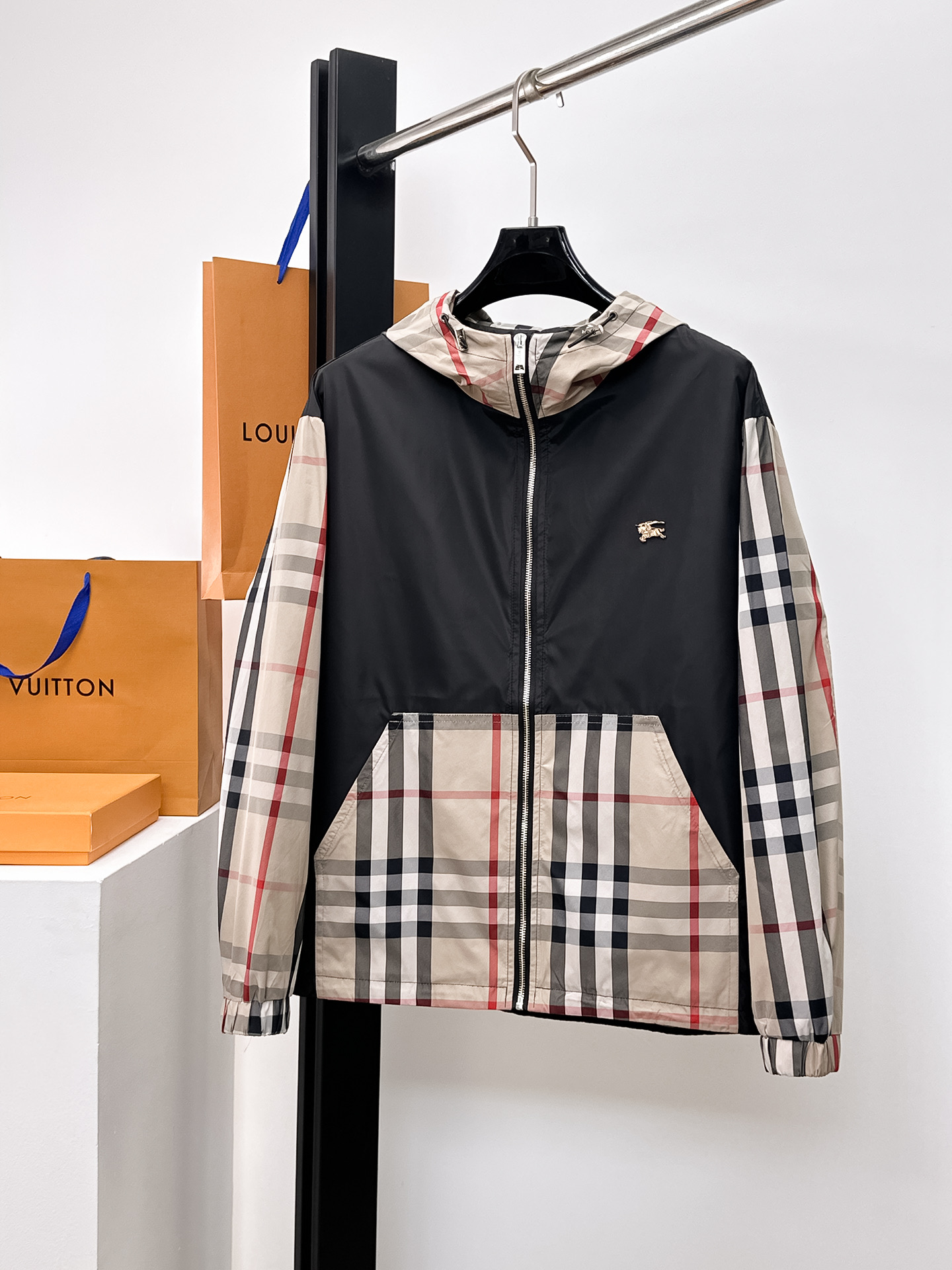 Burberry Jacket Hooded M-l-xl