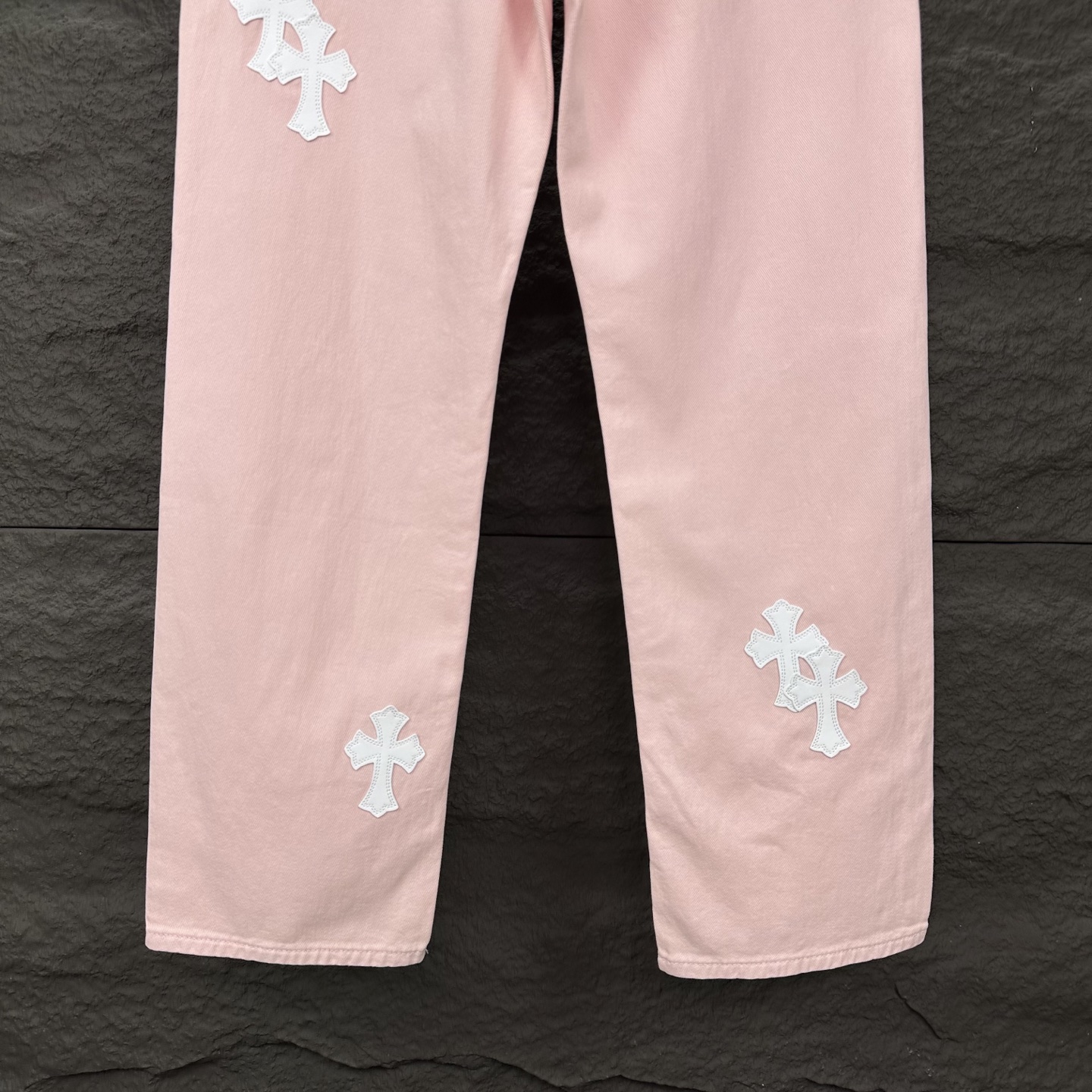 Chrome Hearts Couple Jeans White Couple Style