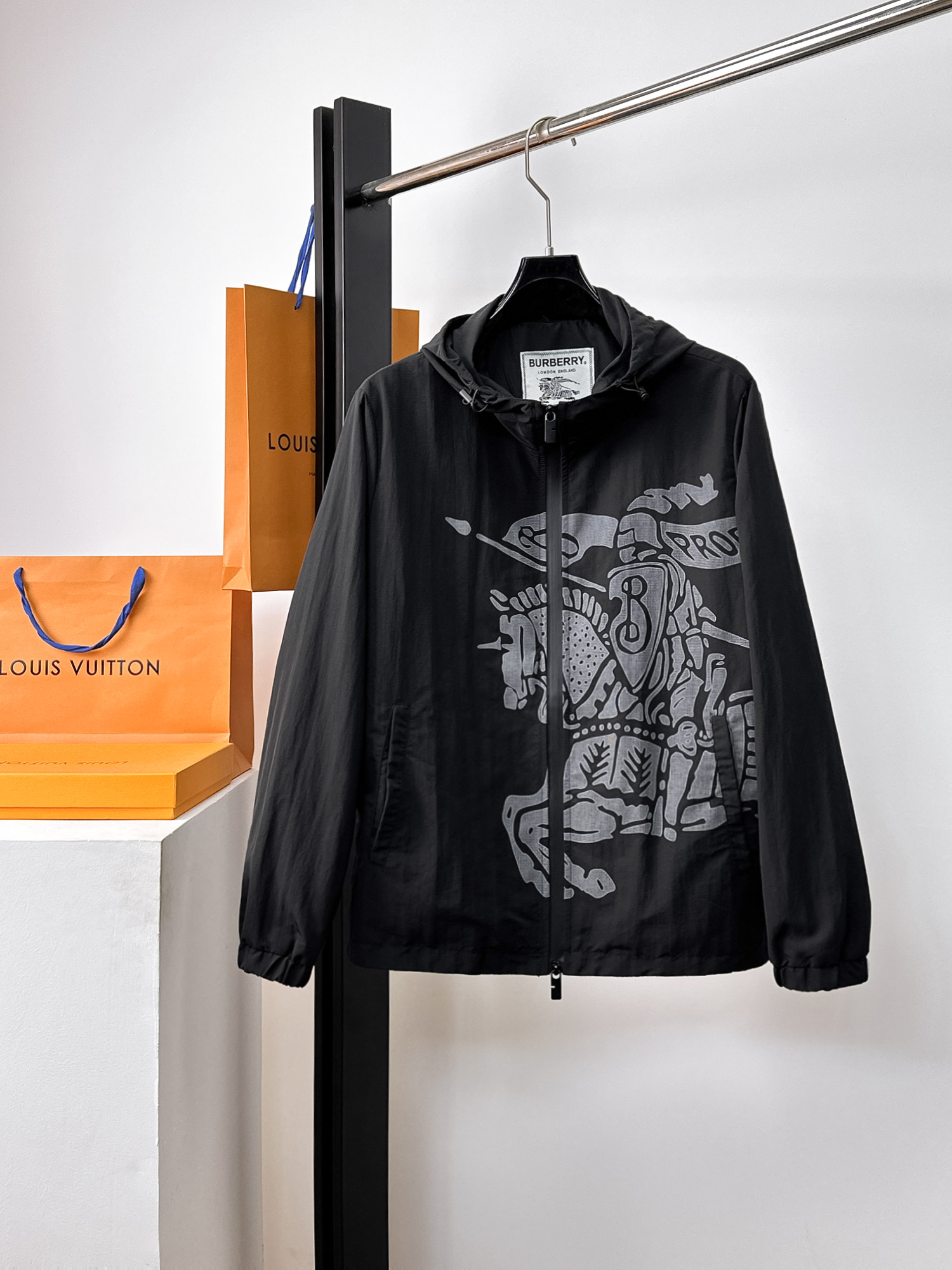 Burberry Jacket Hooded M-l-xl