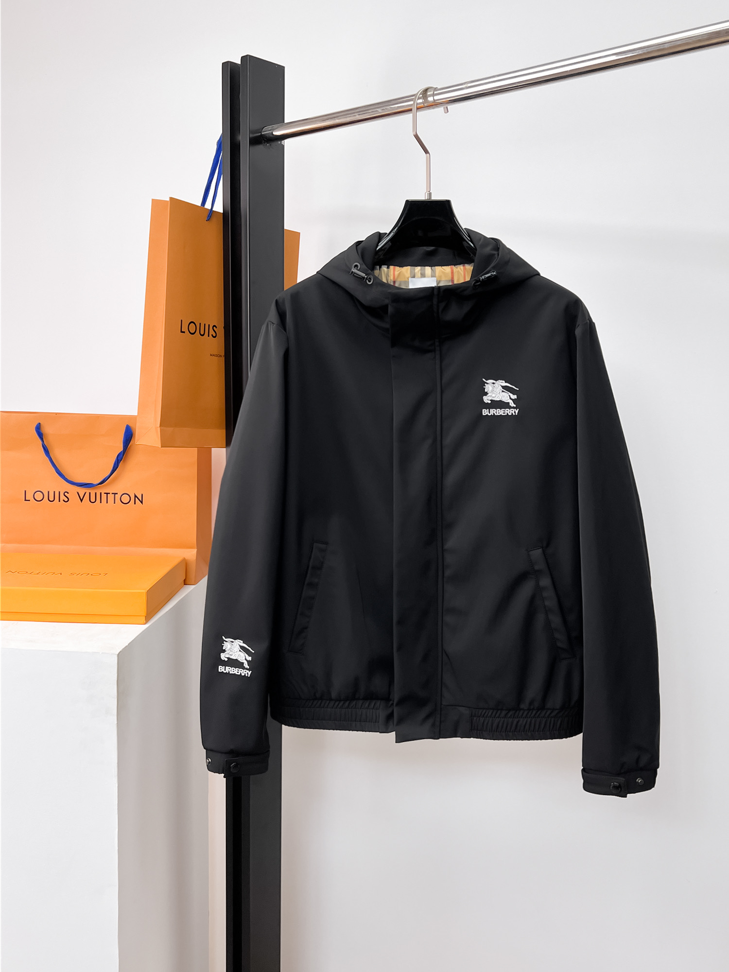 Burberry Jacket Hooded M-l-xl