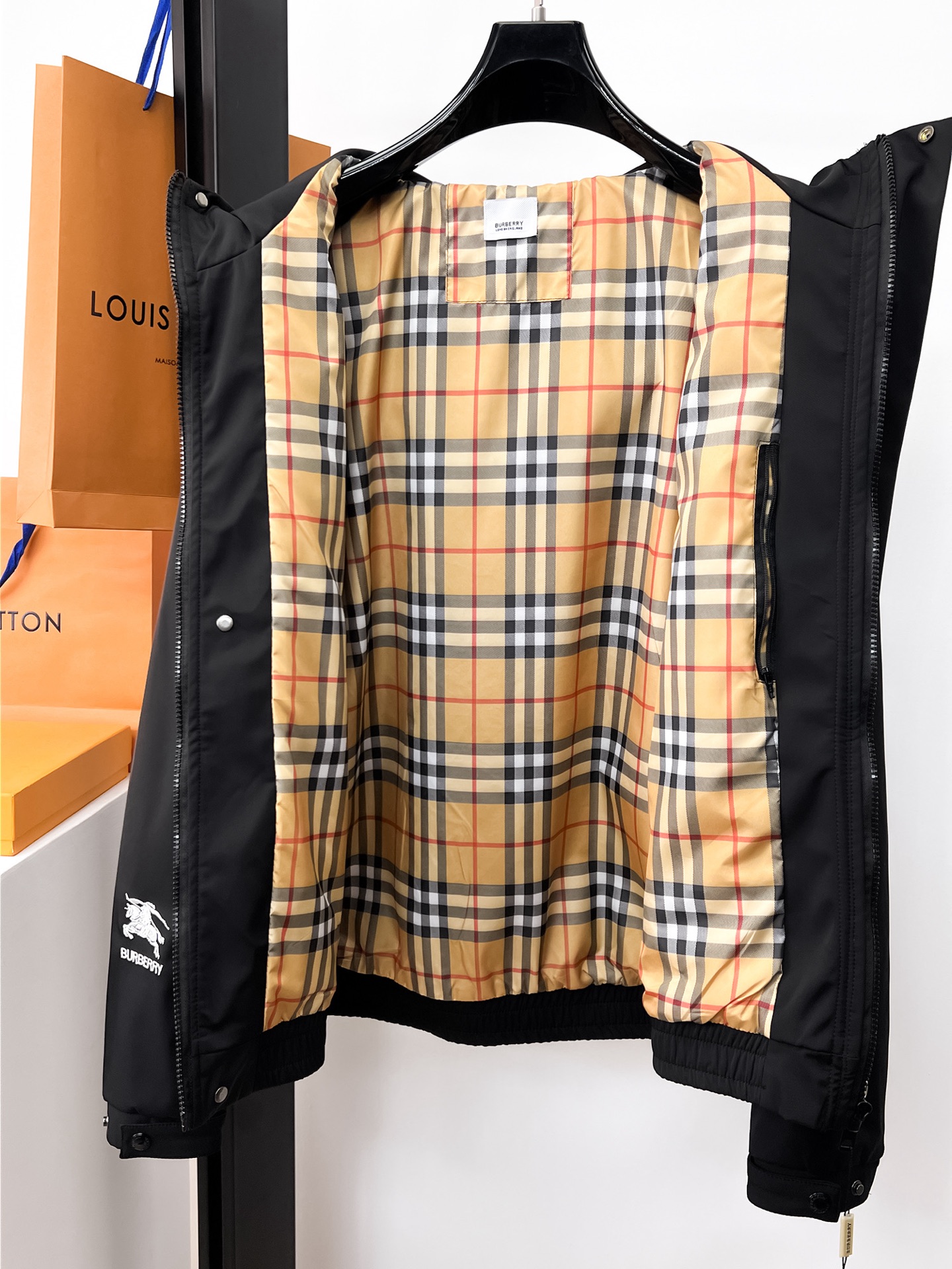 Burberry Jacket Hooded M-l-xl