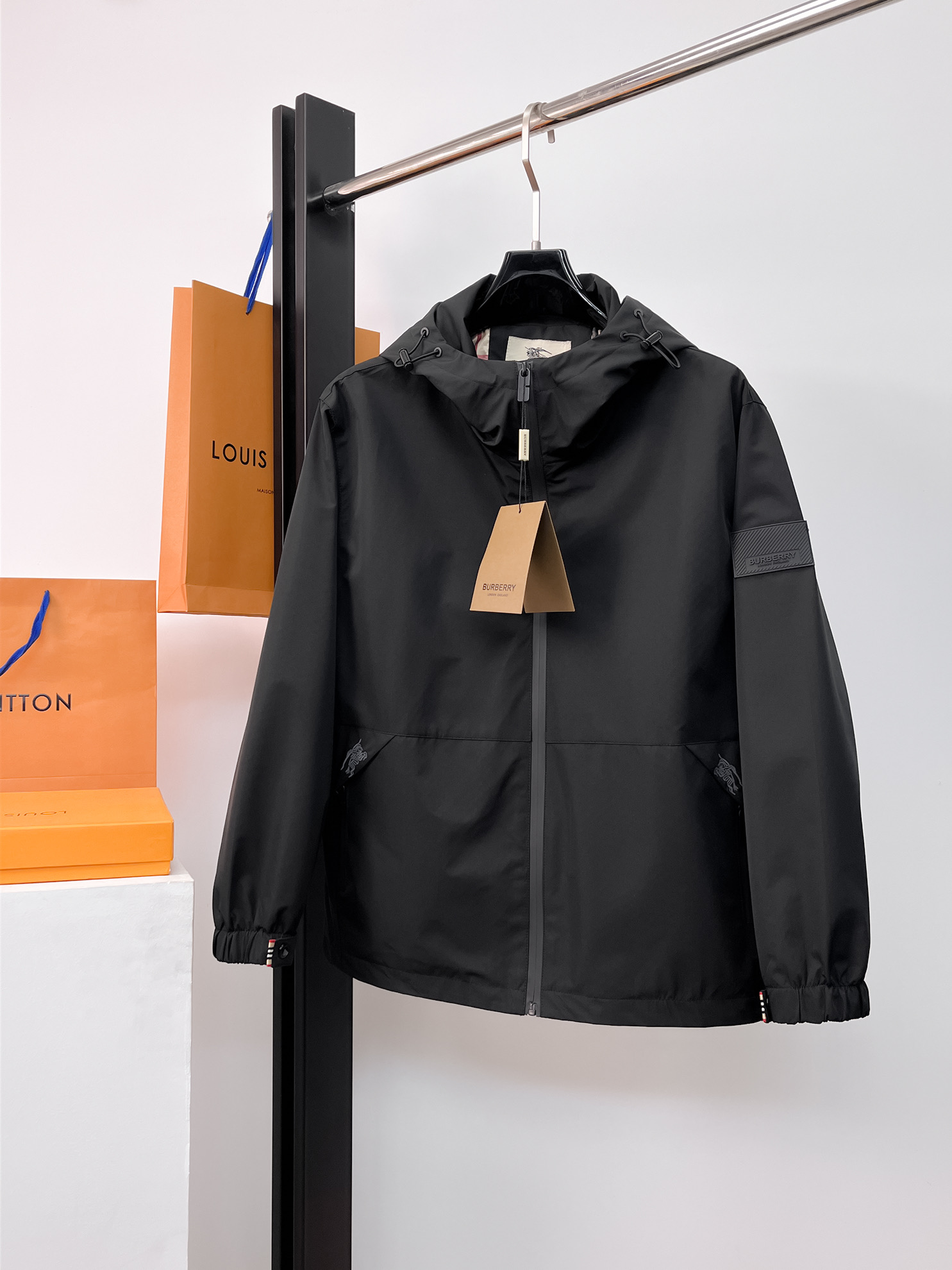 Burberry Jacket Hooded M-l-xl