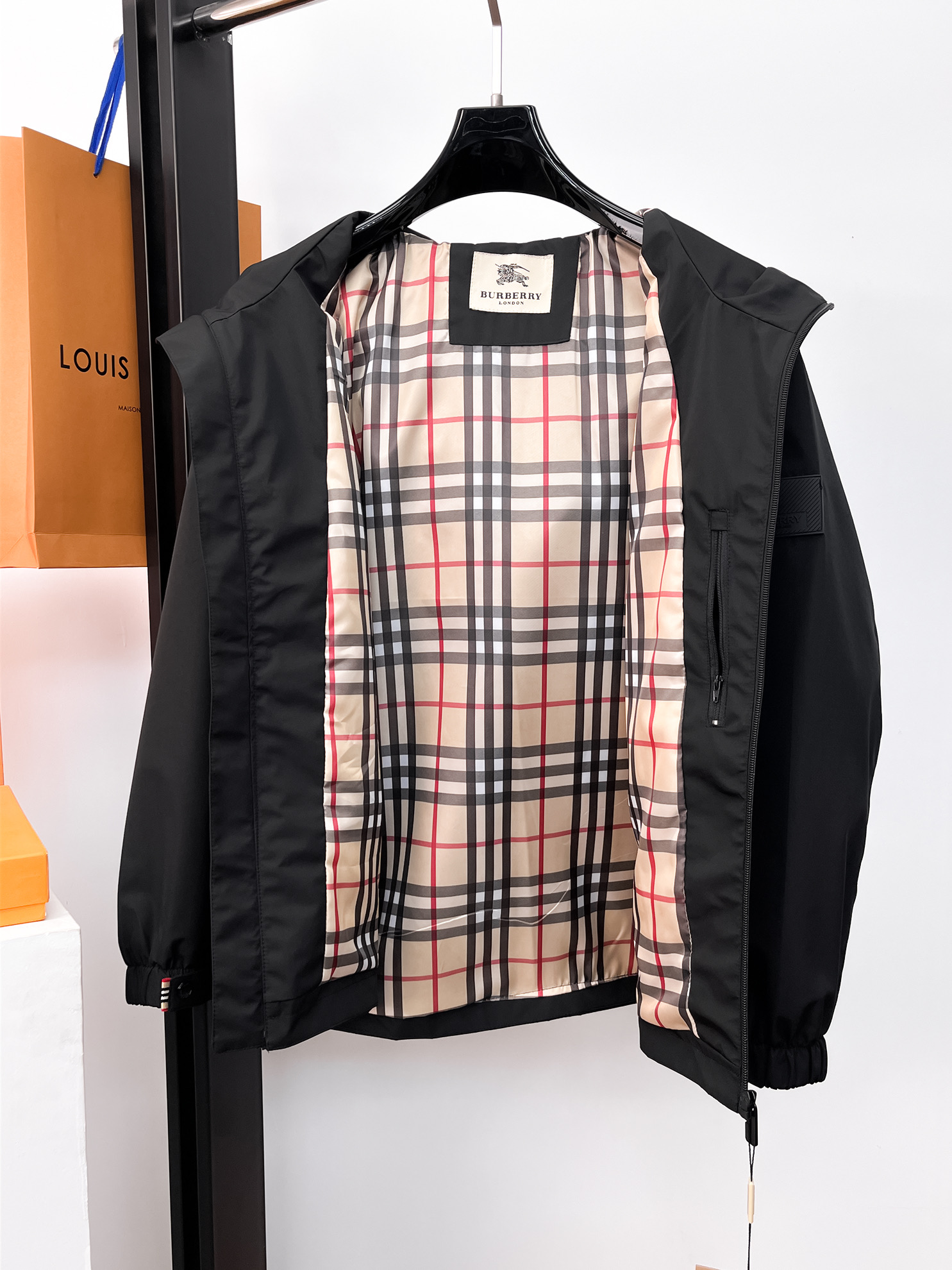 Burberry Jacket Hooded M-l-xl