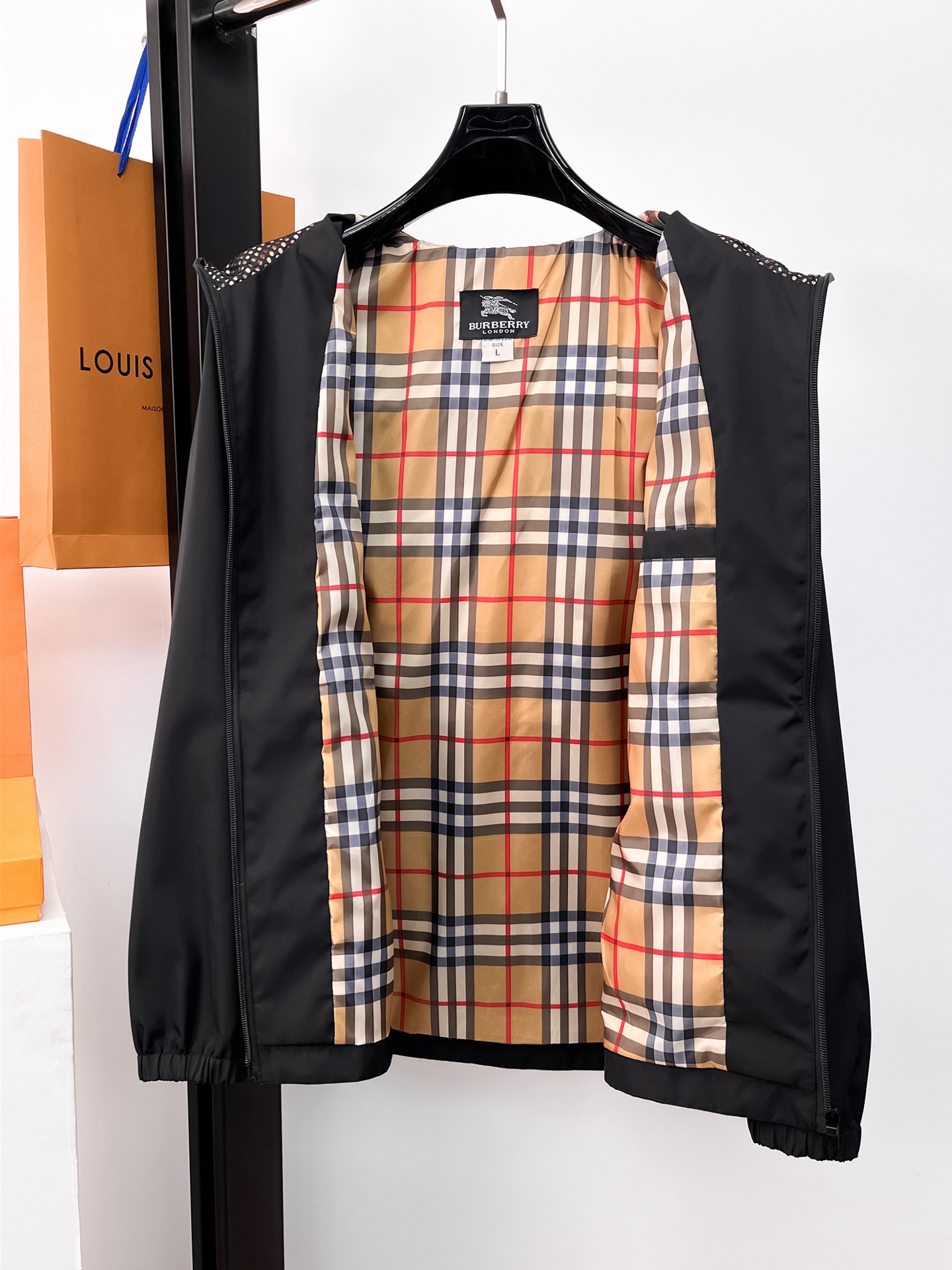 Burberry Jacket Hooded M-l-xl