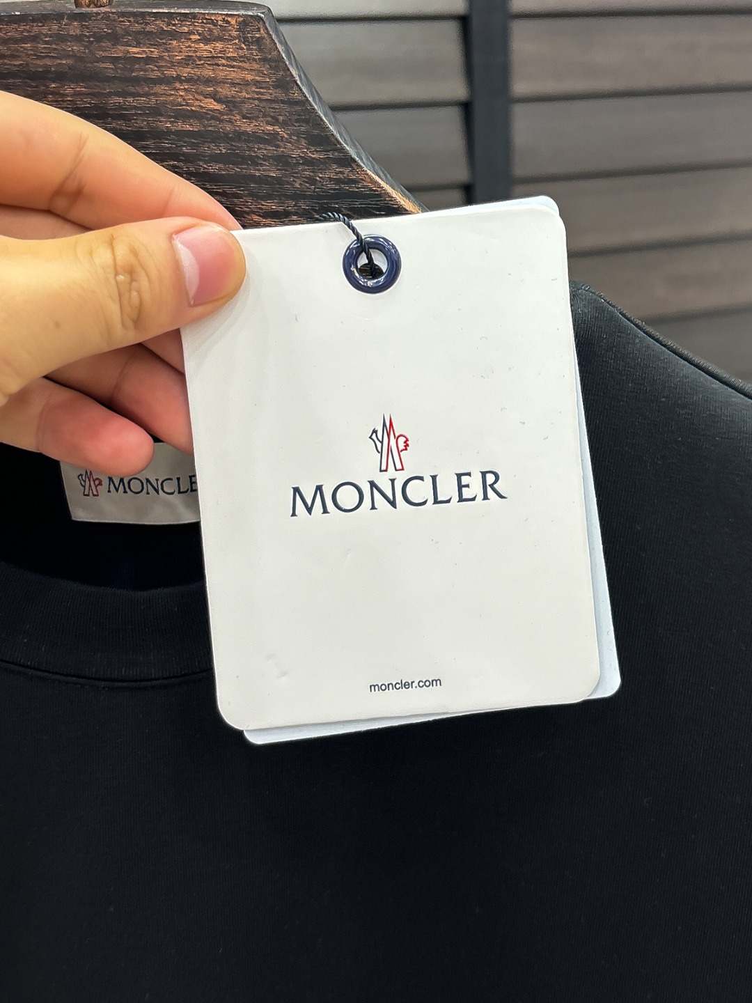 Moncler Hoodie Cotton Black Fleece Lined S-m-l-xl