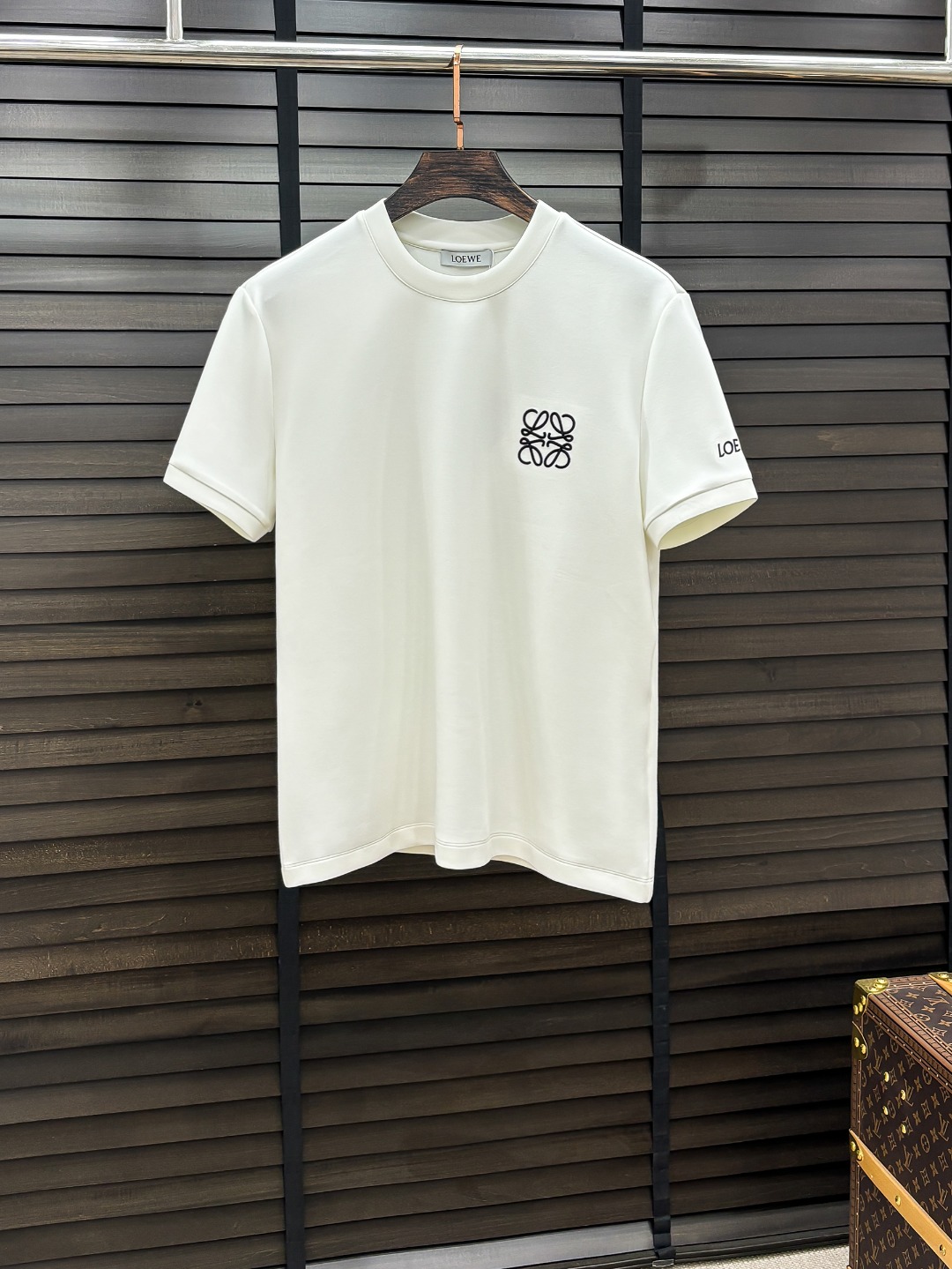 Loewe Hoodie Cotton Black Fleece Lined S-m-l-xl