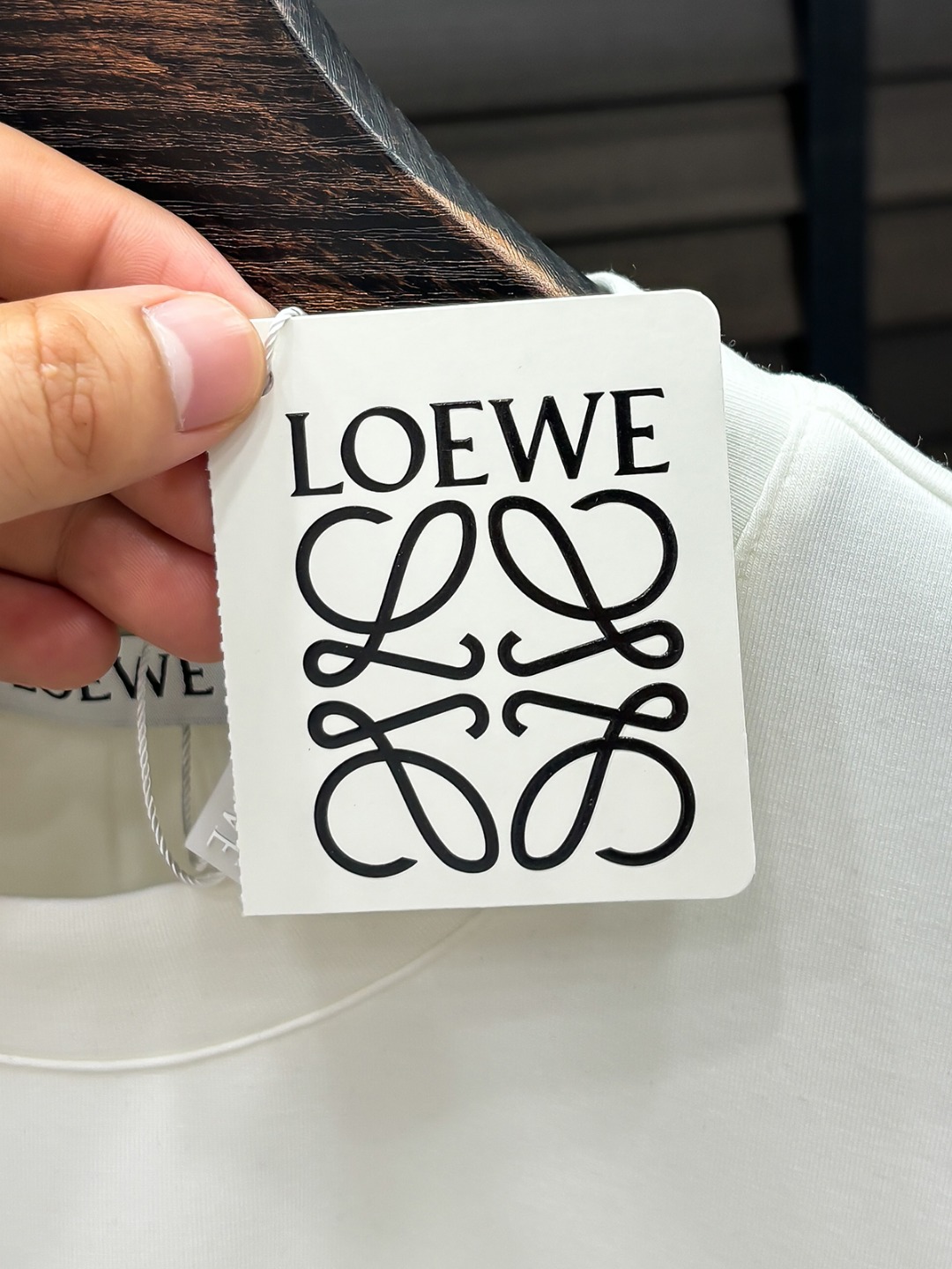 Loewe Hoodie Cotton Black Fleece Lined S-m-l-xl