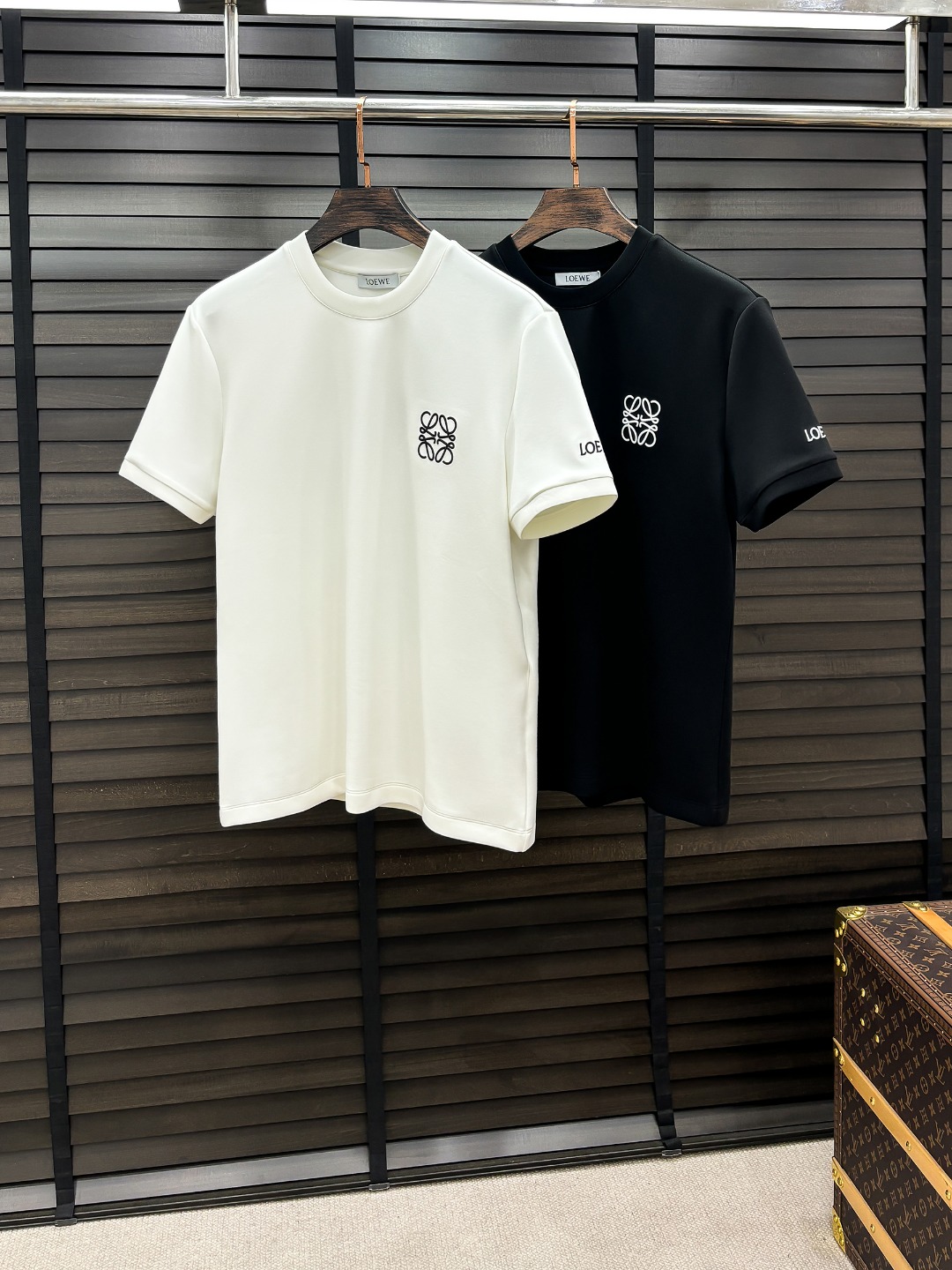 Loewe Hoodie Cotton Black Fleece Lined S-m-l-xl