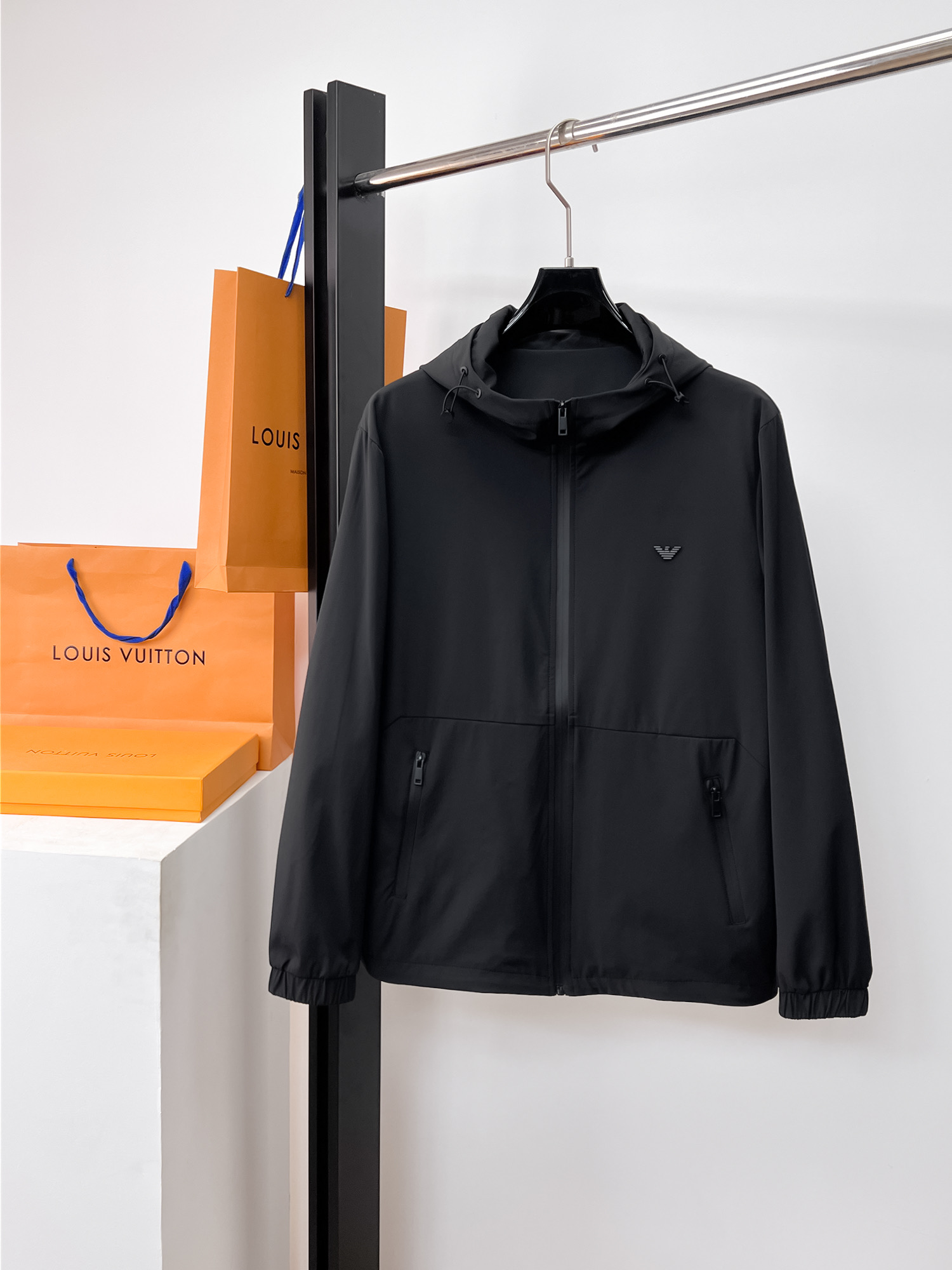 Armani Jacket Hooded M-l-xl