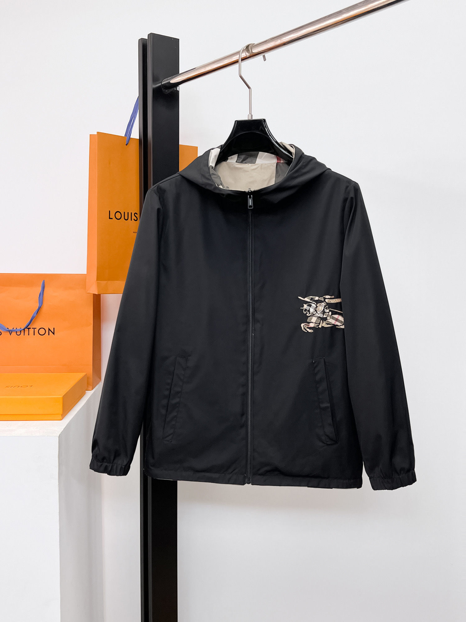 Burberry Jacket Hooded M-l-xl