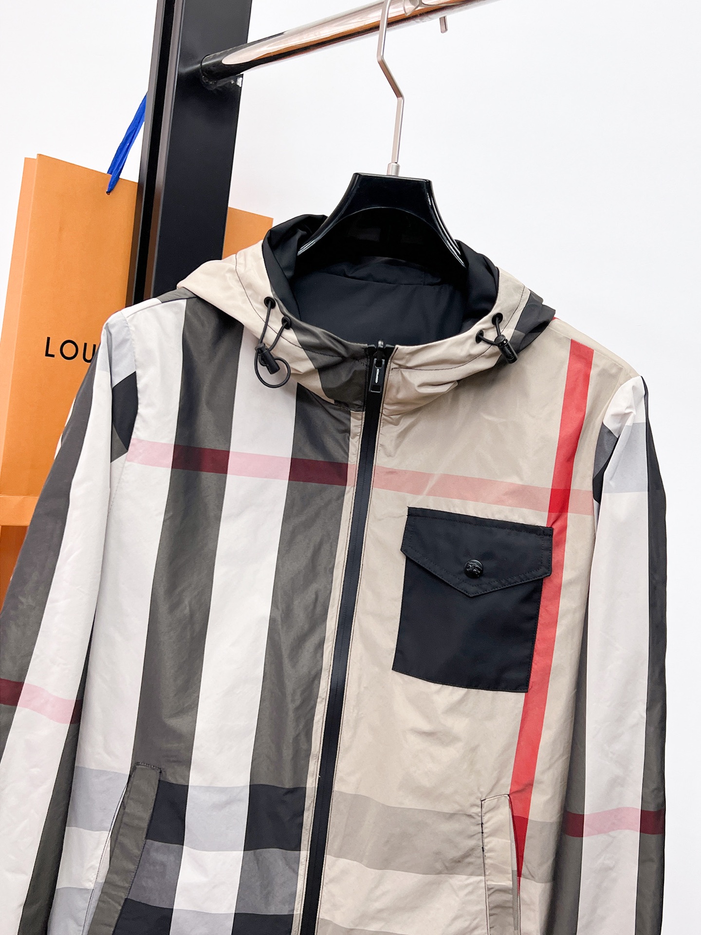 Burberry Jacket Hooded M-l-xl