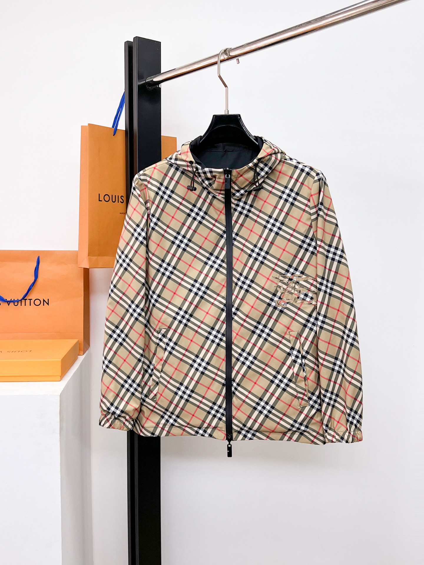 Burberry Jacket Hooded M-l-xl