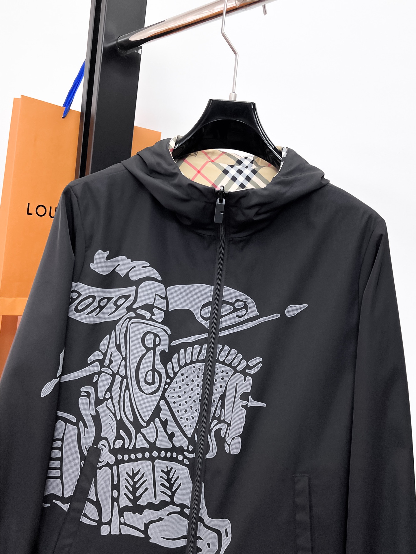 Burberry Jacket Hooded M-l-xl