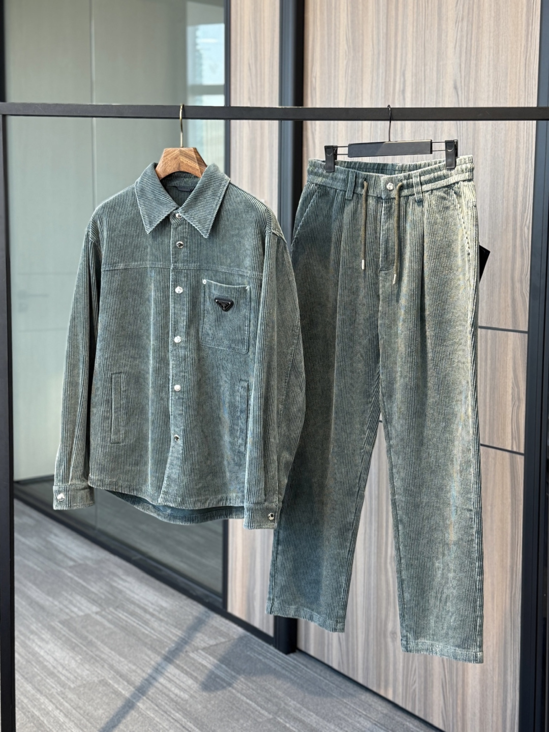 Prada Male Shirt Cotton Loose Fit S