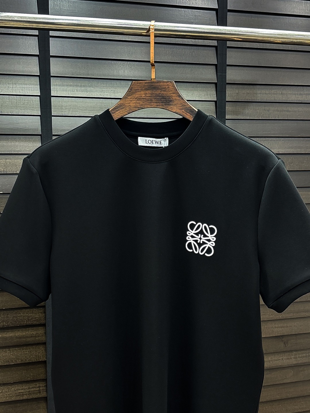 Loewe Hoodie Cotton Black Fleece Lined S-m-l-xl