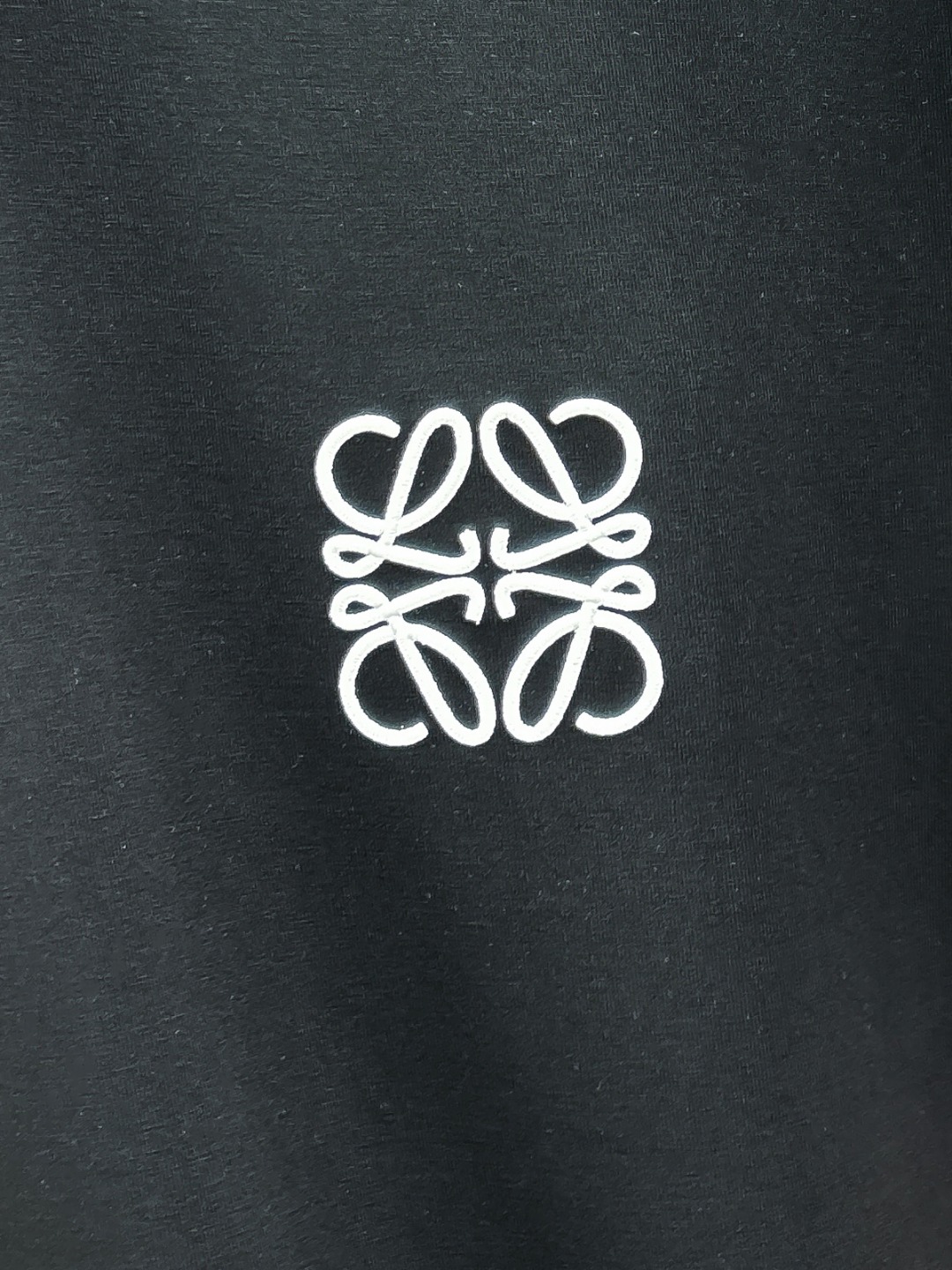 Loewe Hoodie Cotton Black Fleece Lined S-m-l-xl