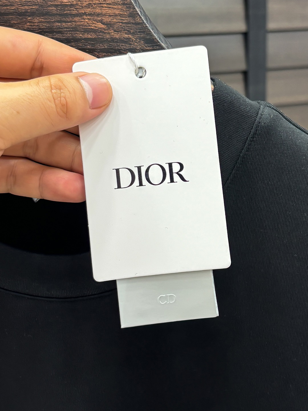 Dior Hoodie Cotton Black Fleece Lined S-m-l-xl