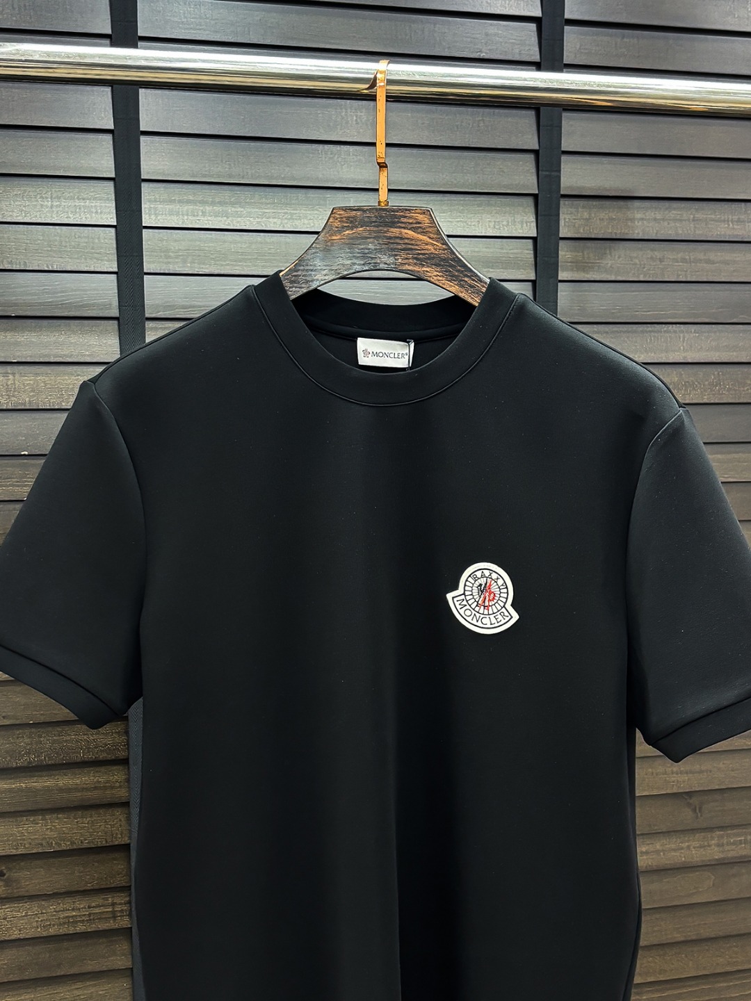 Moncler Hoodie Cotton Black Fleece Lined S-m-l-xl
