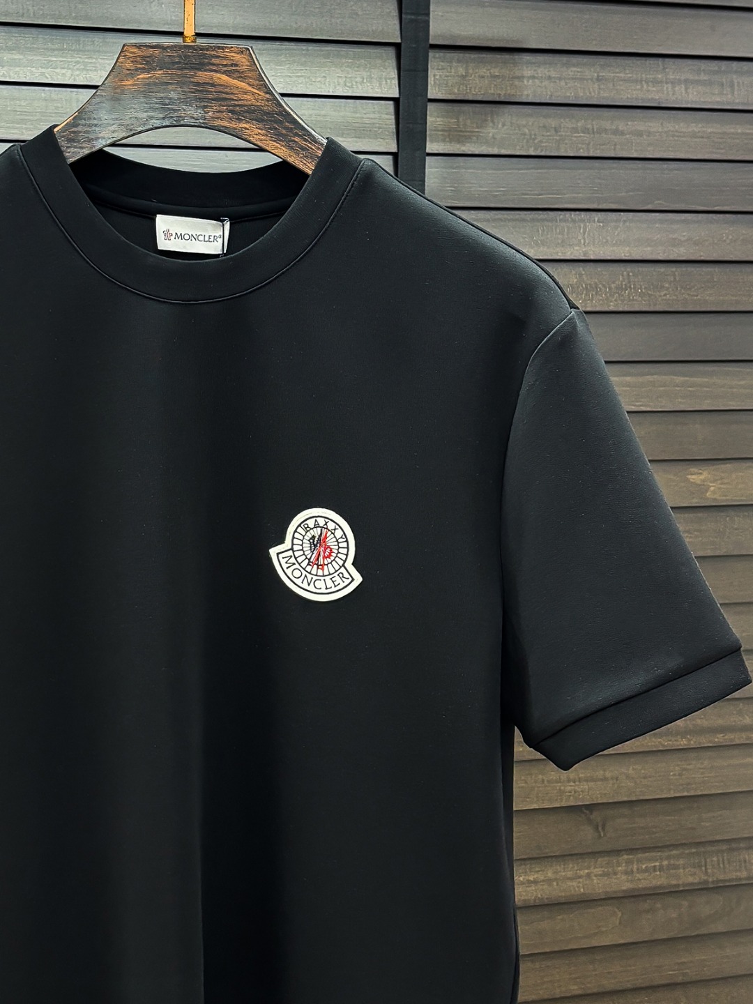 Moncler Hoodie Cotton Black Fleece Lined S-m-l-xl