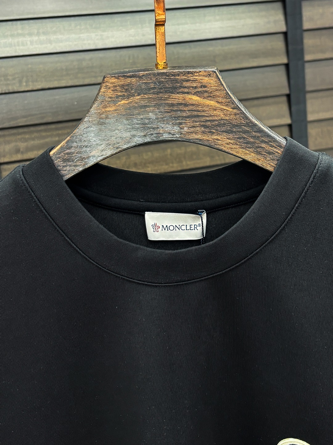 Moncler Hoodie Cotton Black Fleece Lined S-m-l-xl