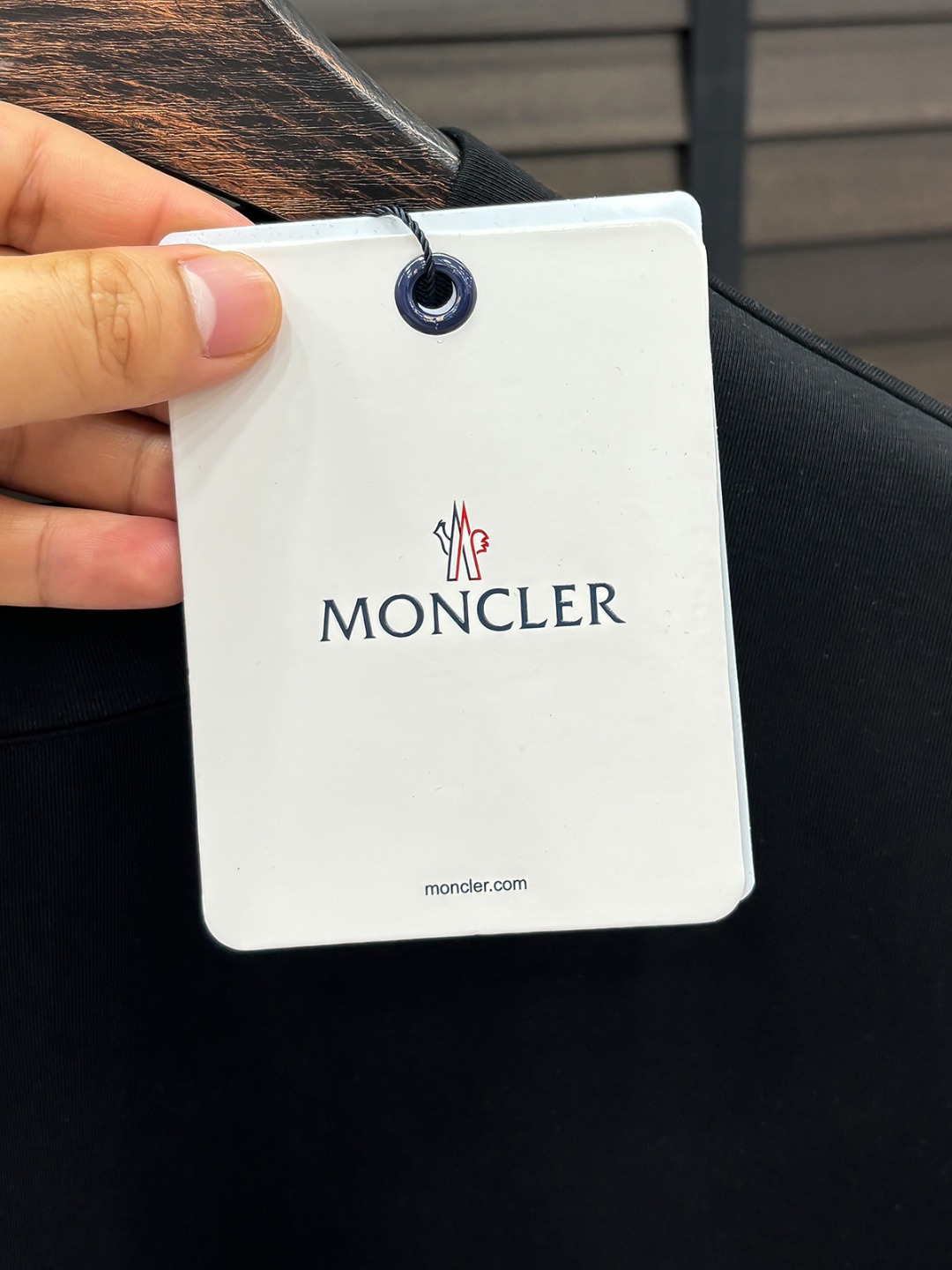 Moncler Hoodie Cotton Black Fleece Lined S-m-l-xl