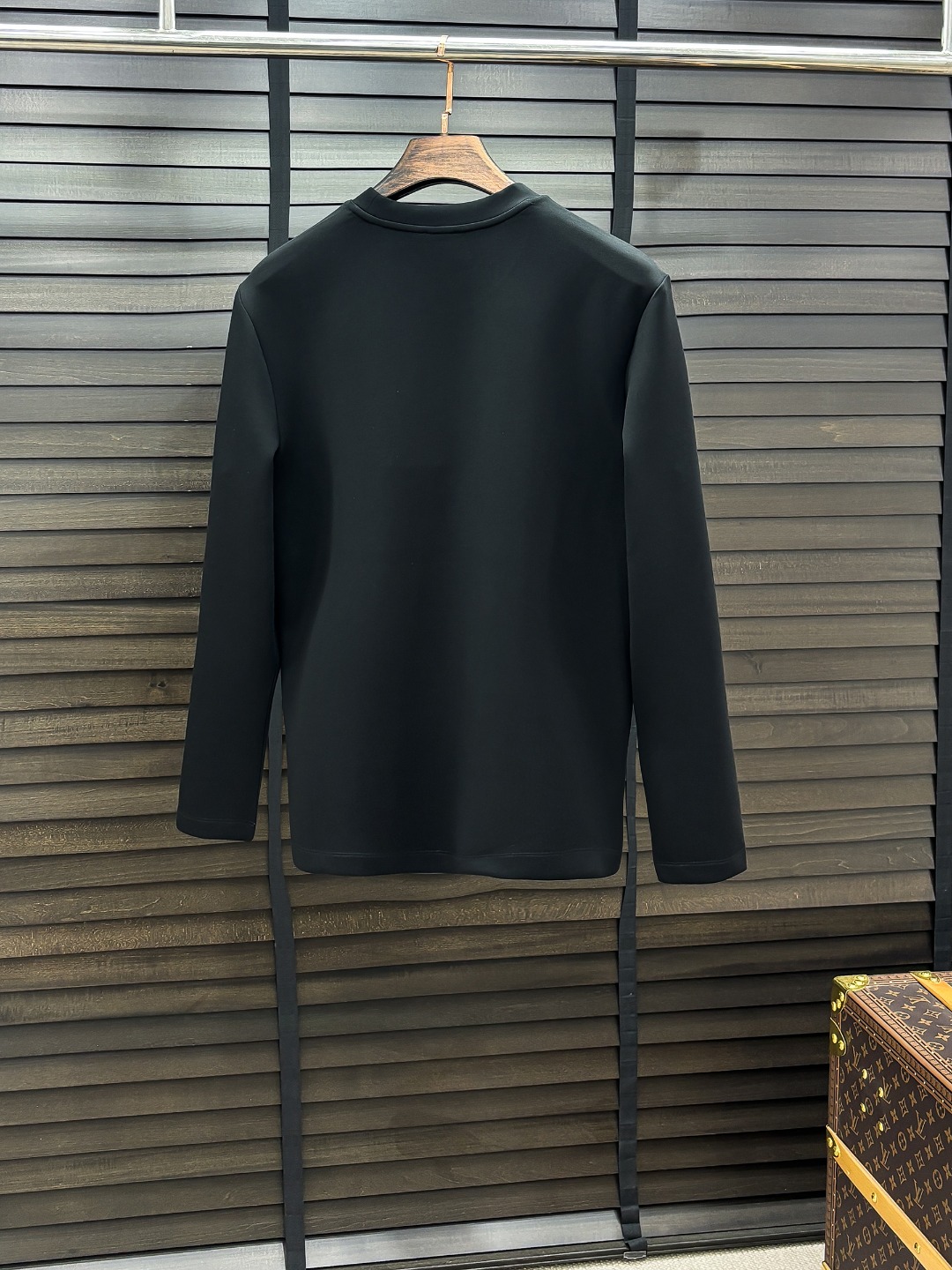 Louis Vuitton Hoodie Cotton Black Fleece Lined S-m-l-xl