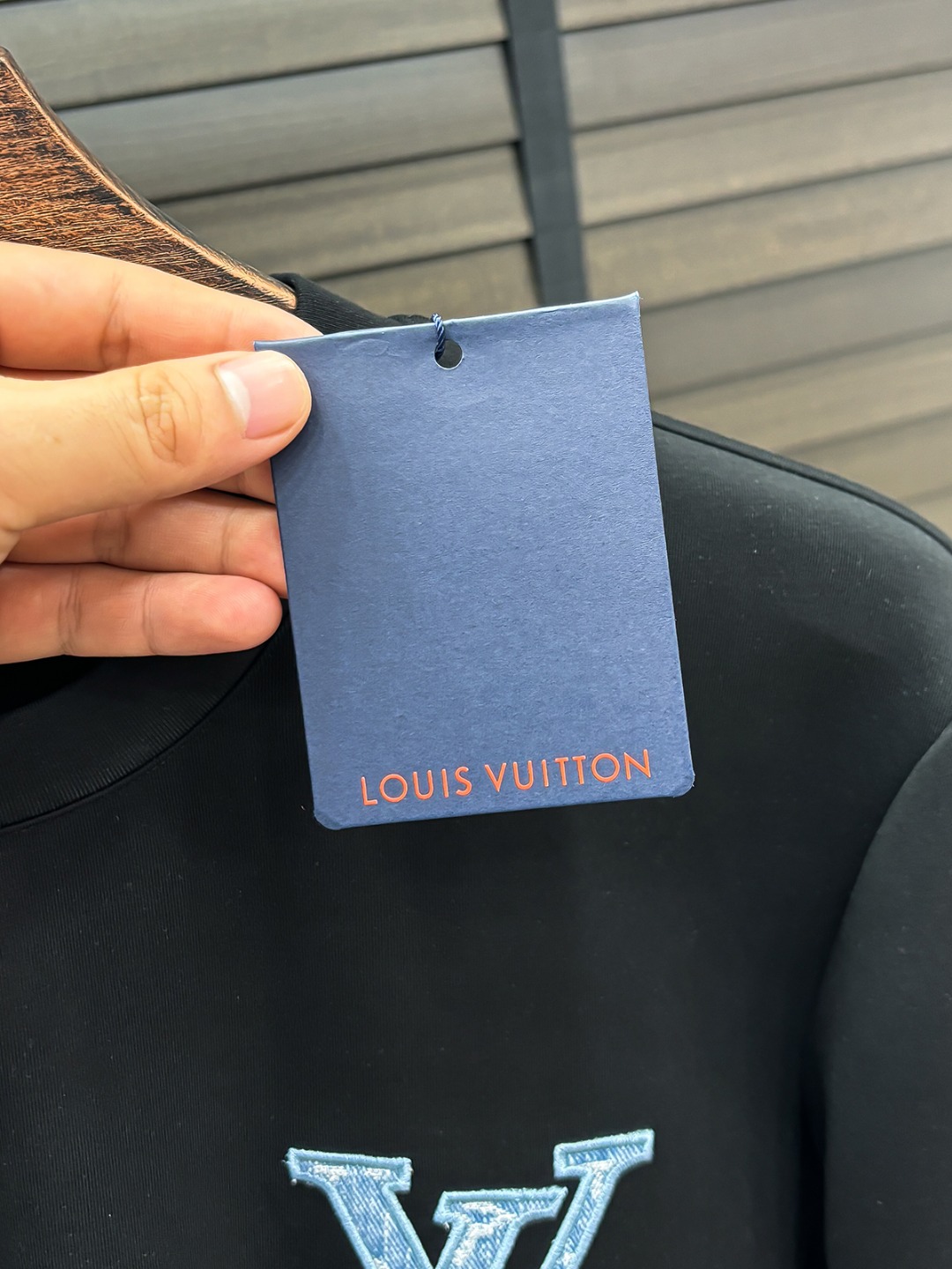 Louis Vuitton Hoodie Cotton Black Fleece Lined S-m-l-xl