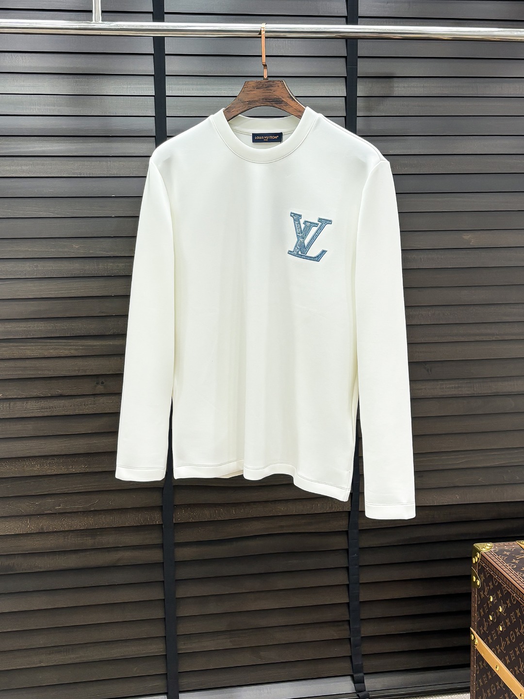 Louis Vuitton Hoodie Cotton Black Fleece Lined S-m-l-xl