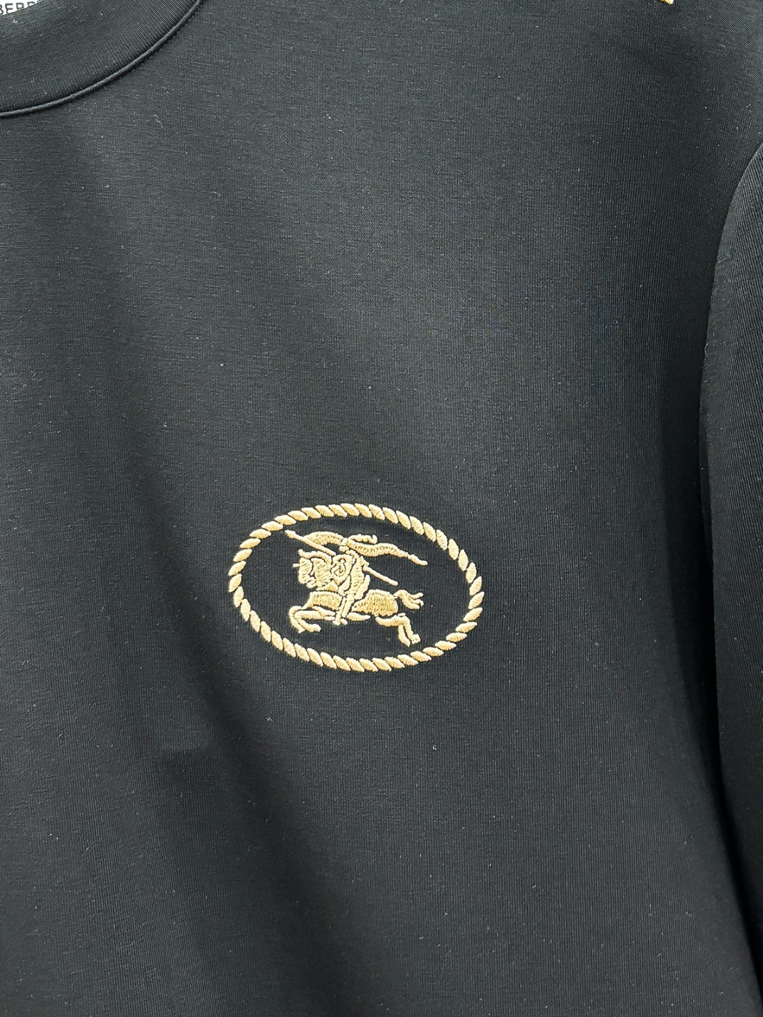 Burberry Hoodie Cotton Black Fleece Lined S-m-l-xl