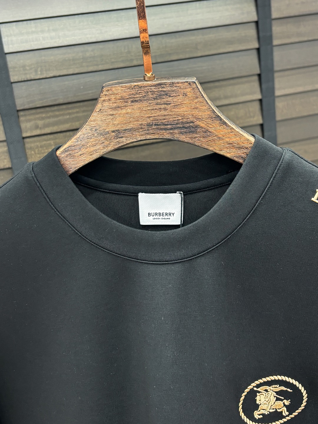 Burberry Hoodie Cotton Black Fleece Lined S-m-l-xl