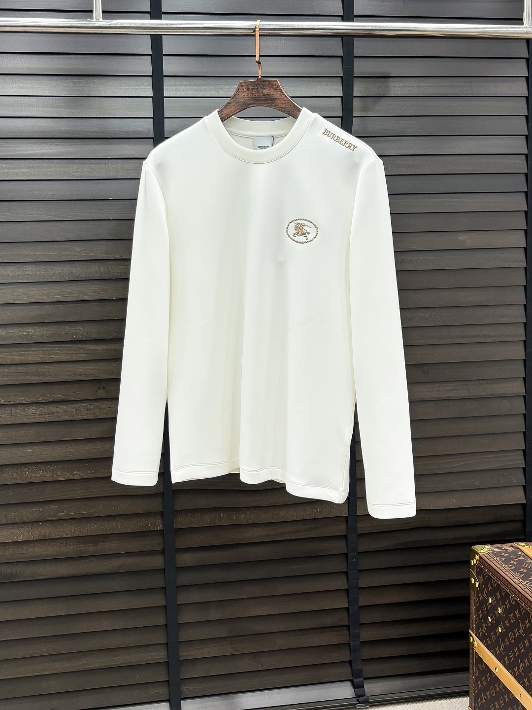 Burberry Hoodie Cotton Black Fleece Lined S-m-l-xl