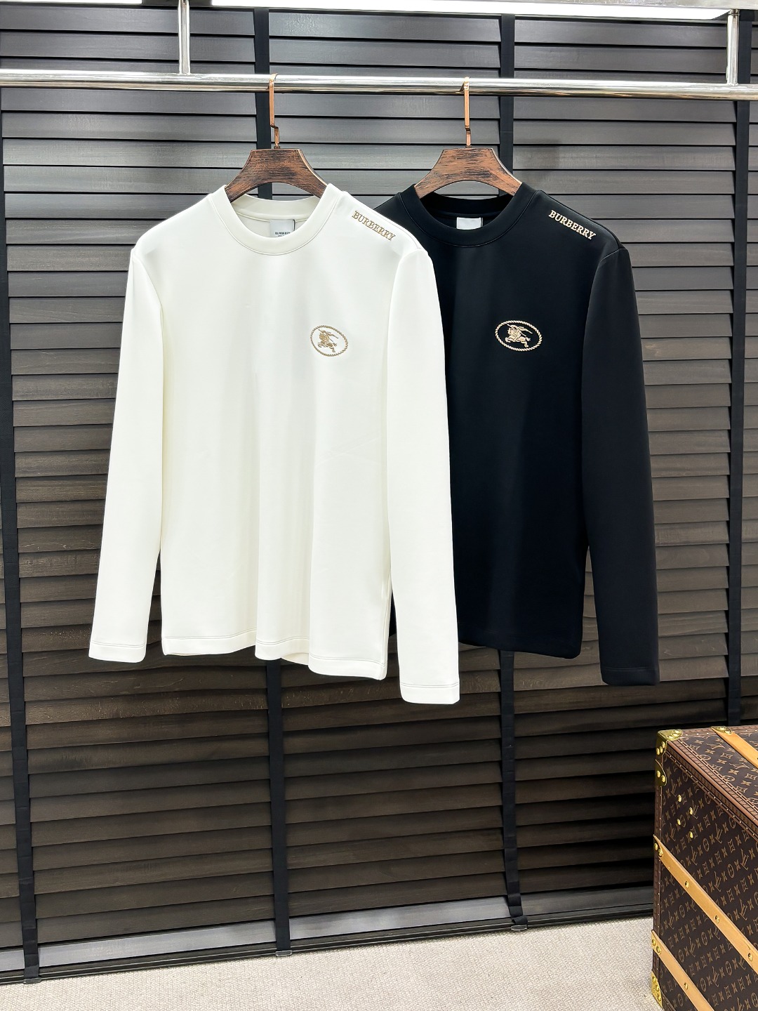 Burberry Hoodie Cotton Black Fleece Lined S-m-l-xl