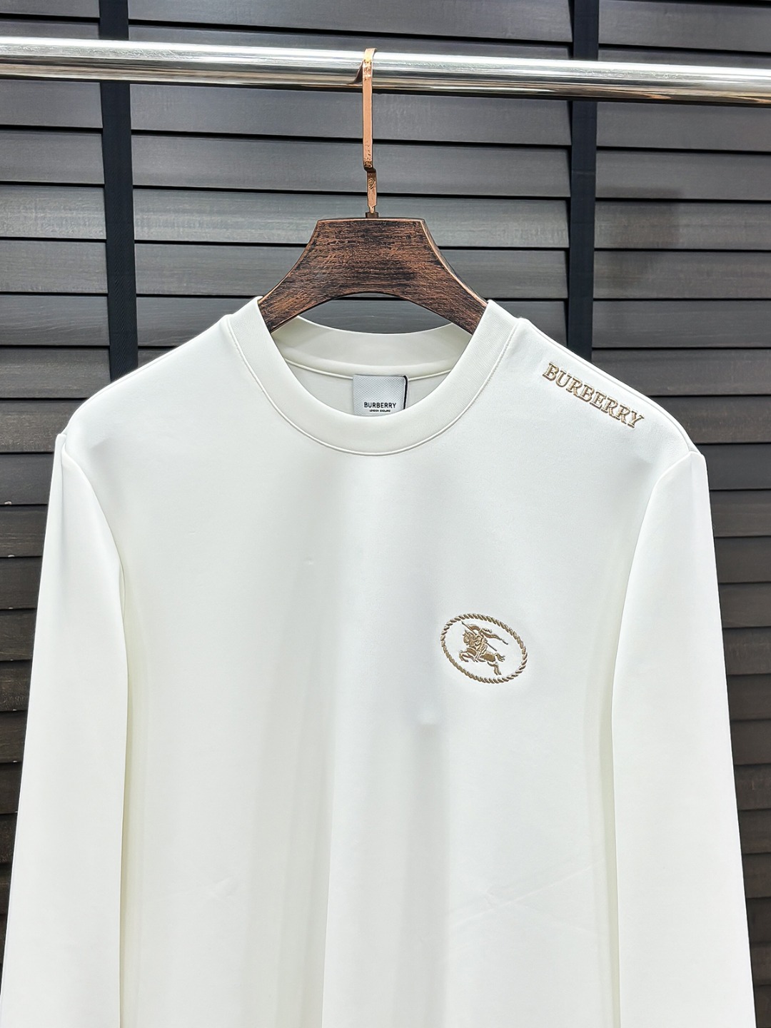 Burberry Hoodie Cotton Black Fleece Lined S-m-l-xl